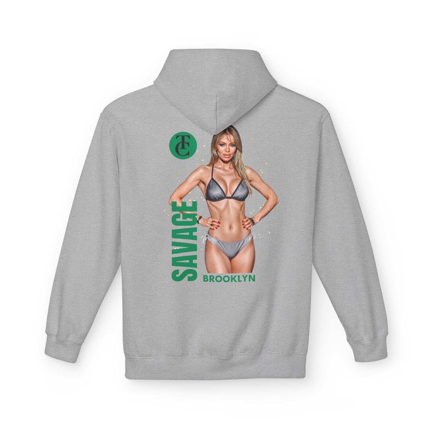 Savage Brooklyn Midweight Fleece Hoodie - Casual Streetwear Fashion - THE CATCH