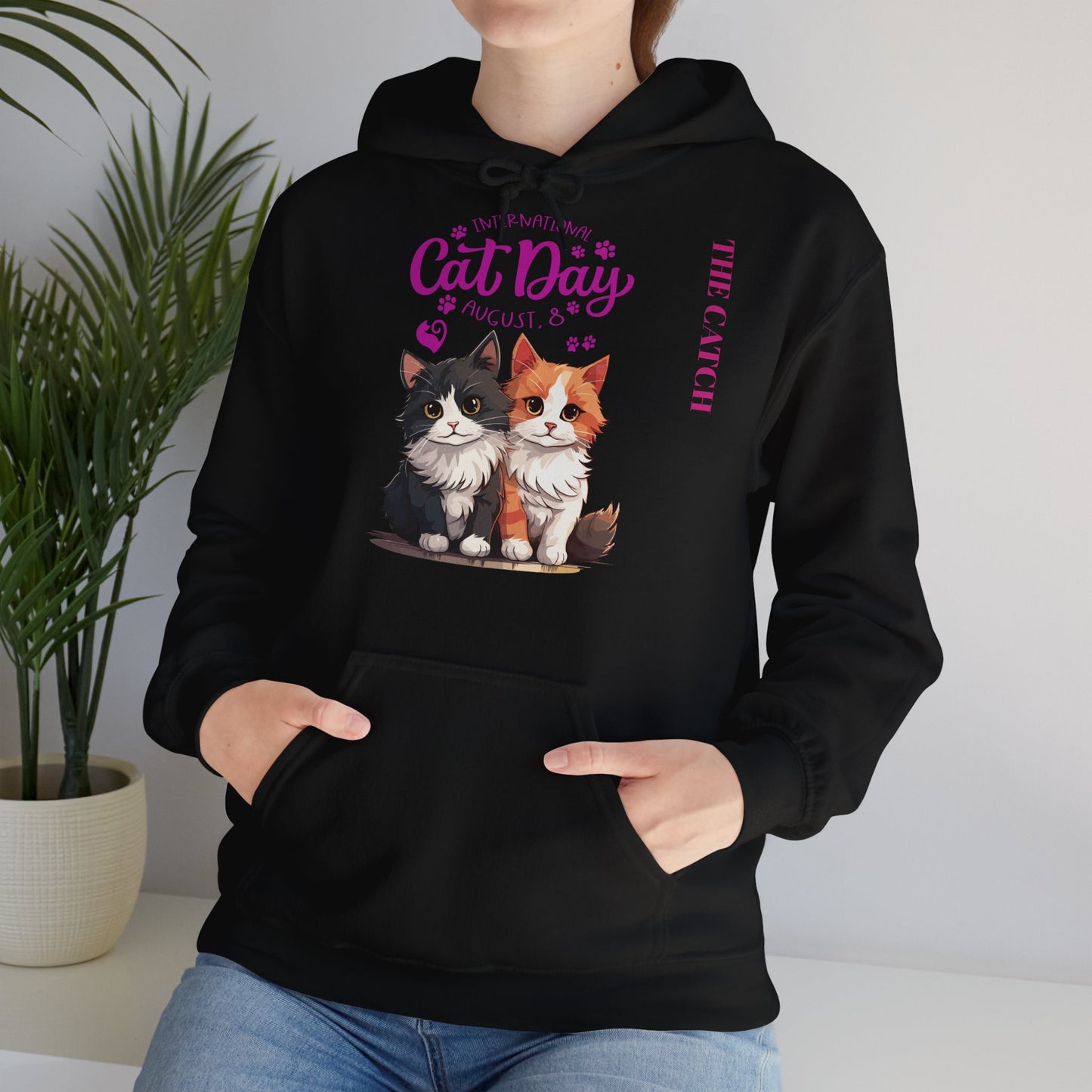 Cute Cat Day Hoodie - Celebrate Your Feline Friends!
