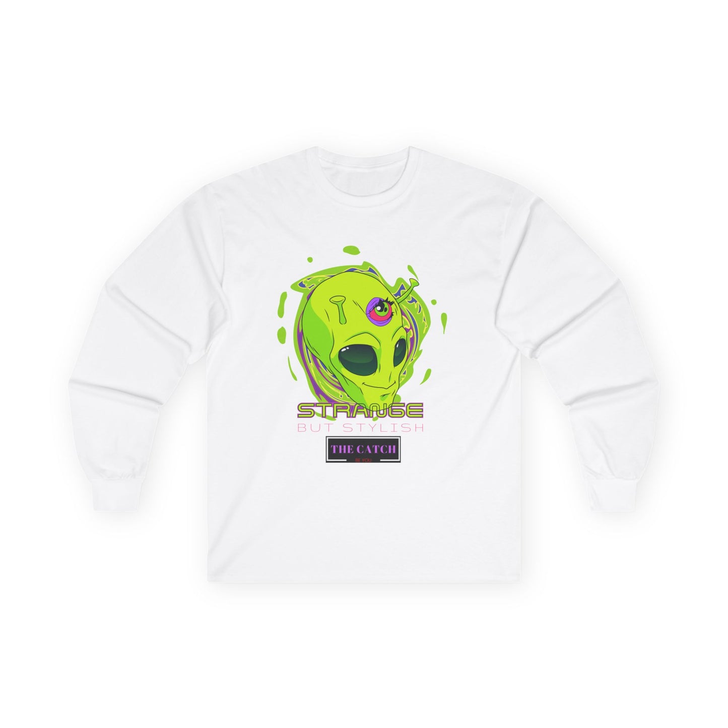 Strange but Stylish Long Sleeve Tee - Fun Cotton Tee for Casual Wear - THE CATCH