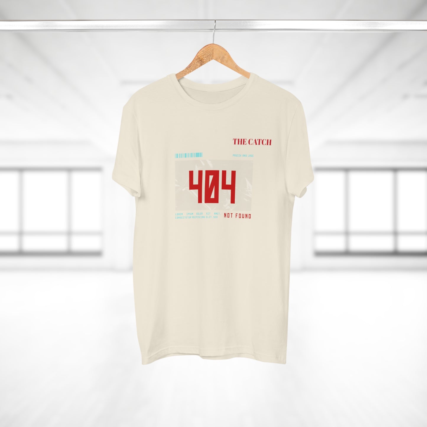 404 Not Found Graphic T-Shirt for Men - Casual Retro Tee
