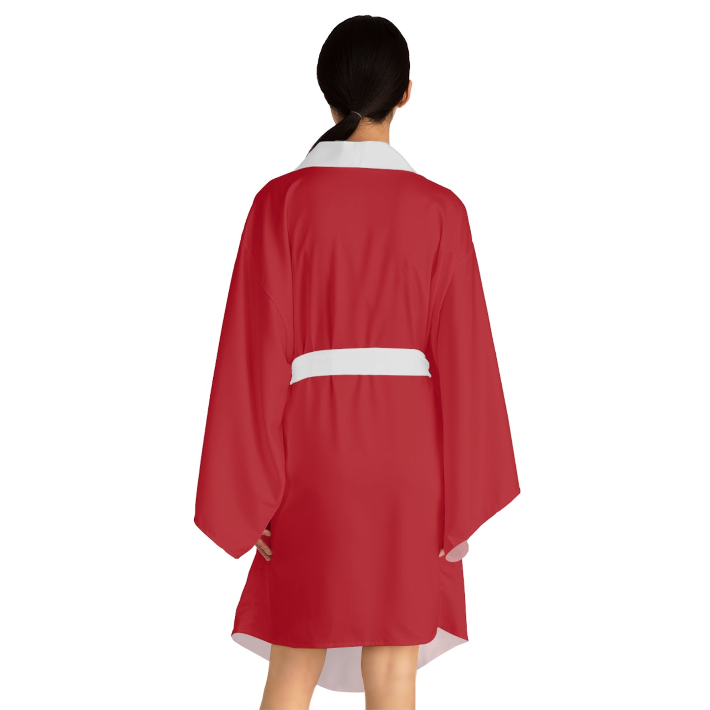 Vibrant Long Sleeve Kimono Robe, Cozy Loungewear, Elegant Cover-Up, Gift for Her, Relaxing Home Attire, Festival Wear, Spa Day Essential - THE CATCH