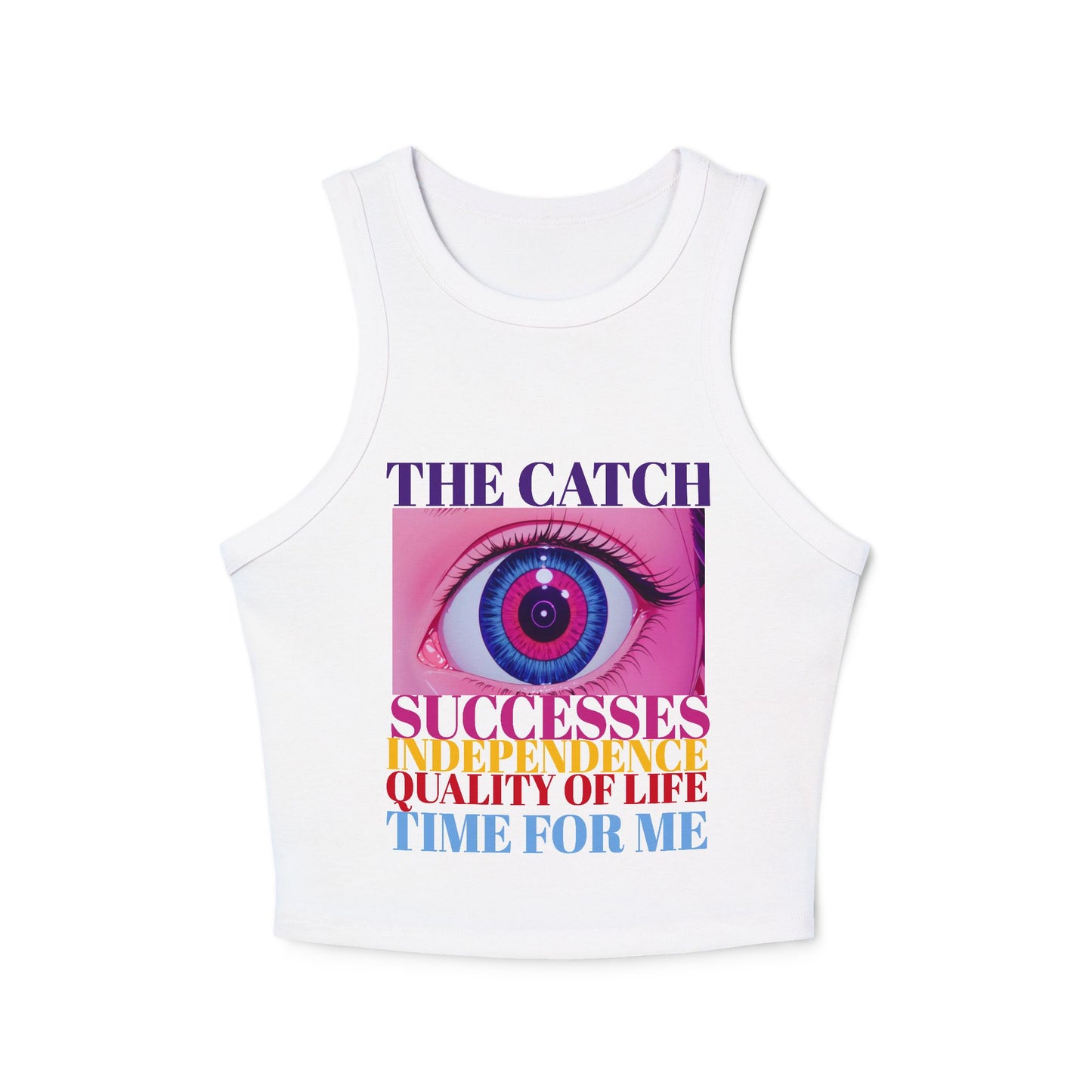 Women's Micro Rib Racer Tank Top - THE CATCH