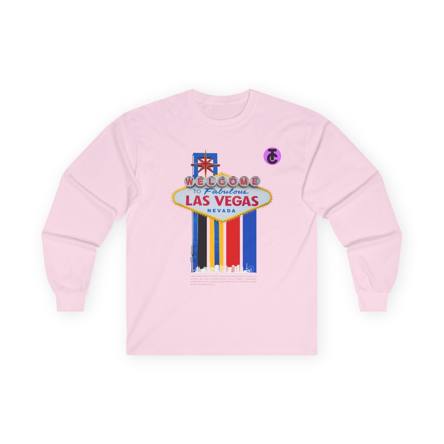 Las Vegas Welcome Long Sleeve Tee - Fun Travel Shirt - THE CATCH