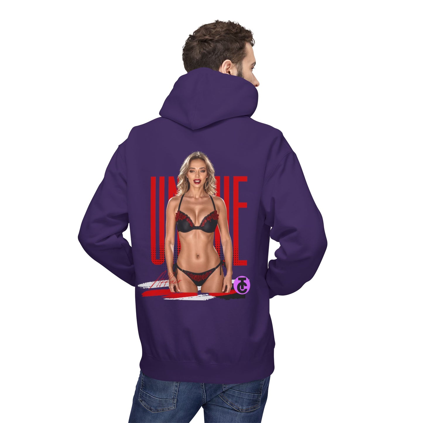 Unique Softstyle Fleece Hoodie - Trendy Graphic Sweatshirt