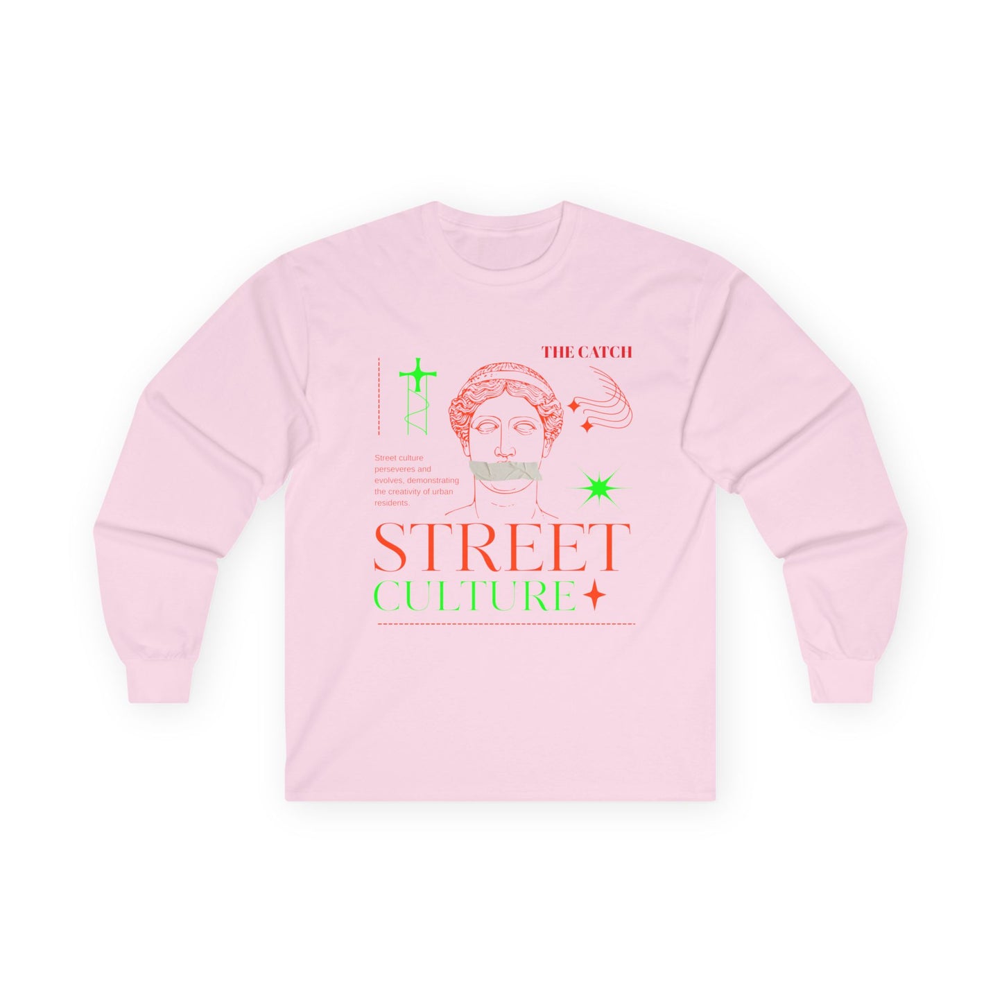 Street Culture Long Sleeve Tee - Ultra Cotton Graphic Tee - THE CATCH