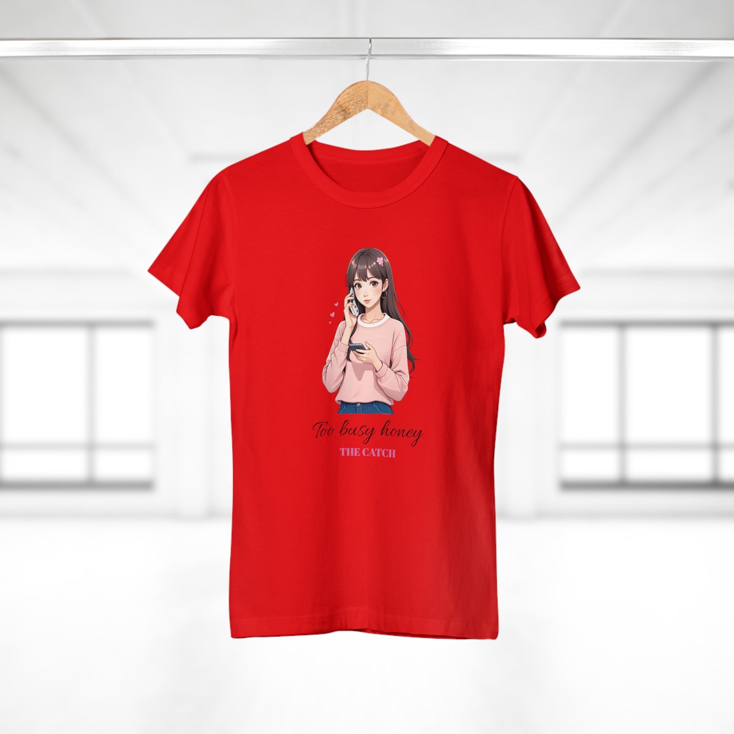 Too Busy Honey Graphic T-Shirt for Women - Cute Casual Top