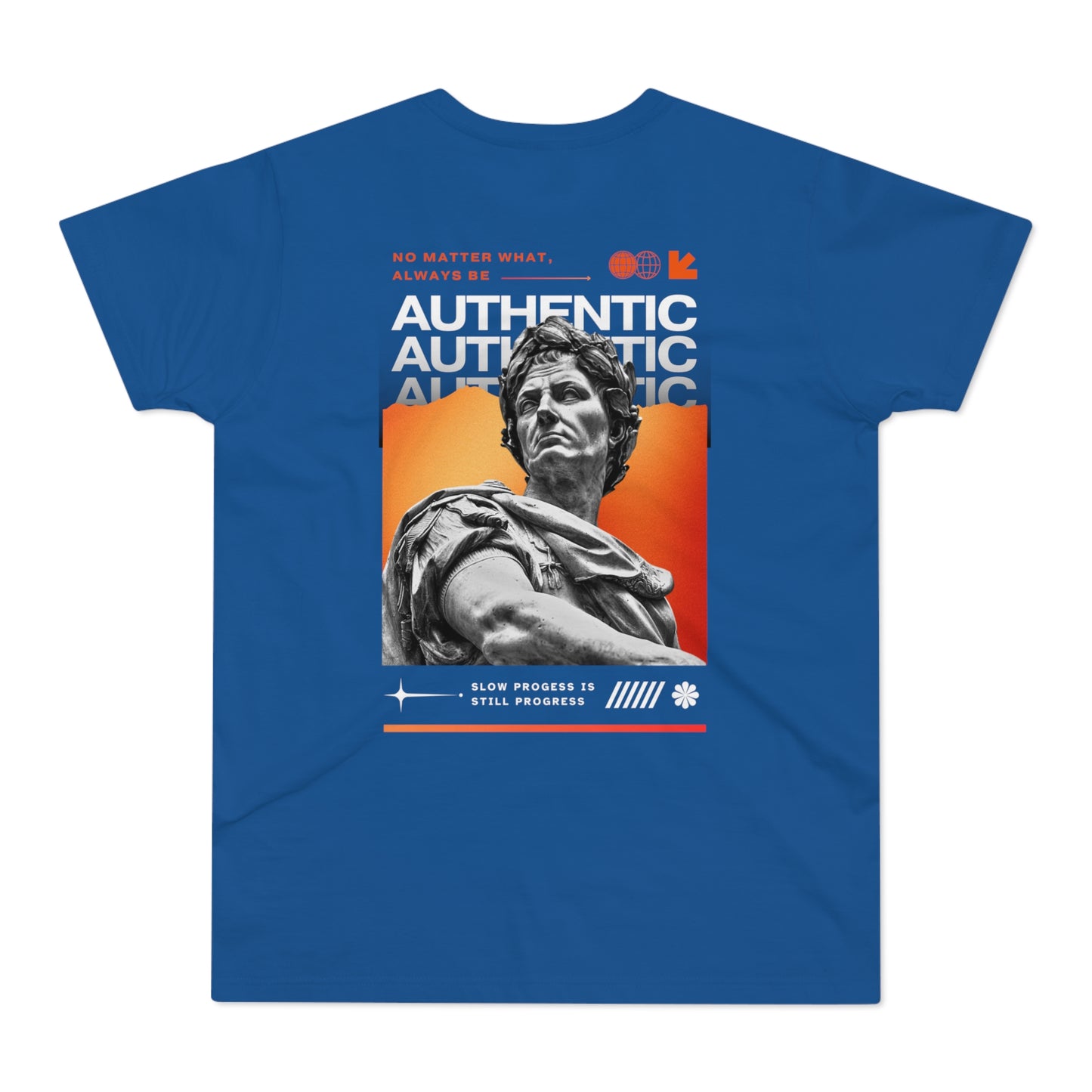 Men's Orange T-Shirt with 'The Catch' and Authentic Design - Perfect for Casual Wear & Gifts