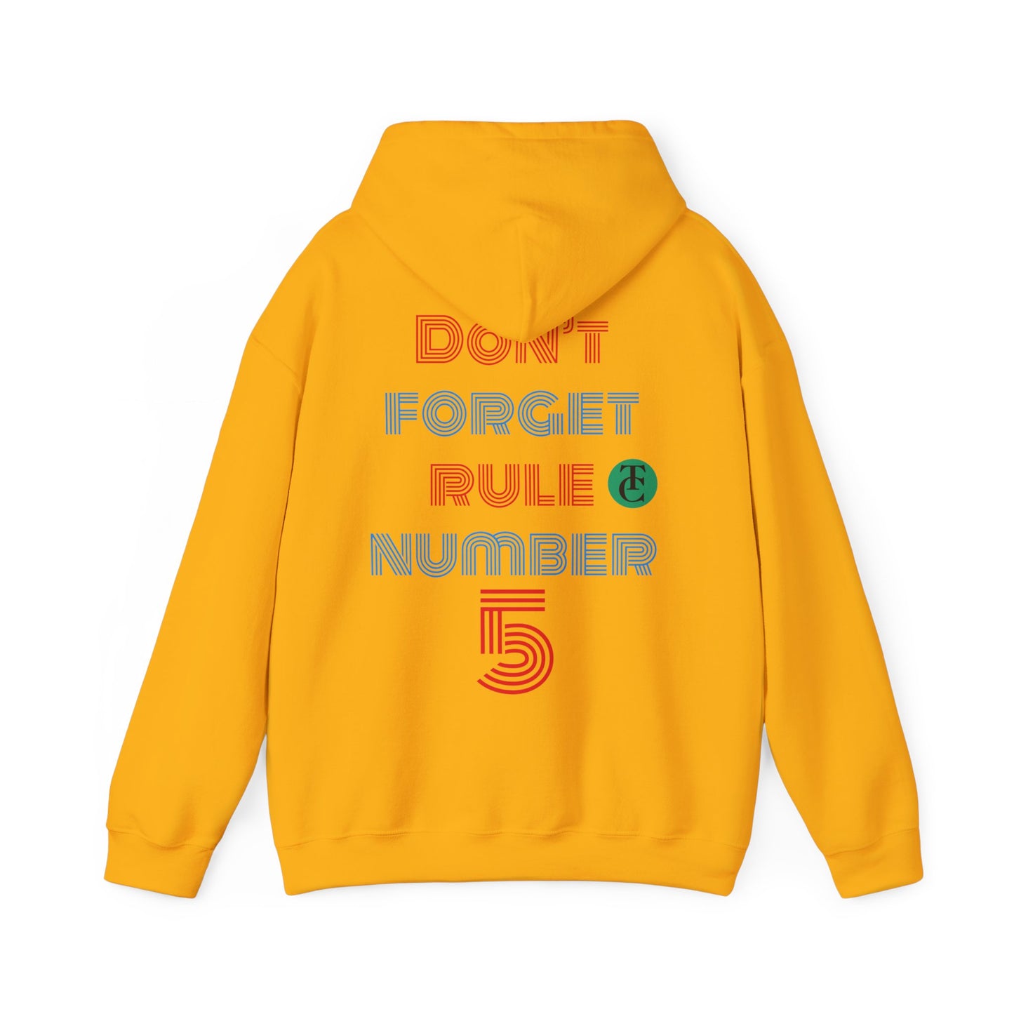 Stylish Reminder Hoodie - Perfect Gift for Friends, Casual Wear, Rule Number 5, Cozy Sweatshirt, Laid-back Fashion