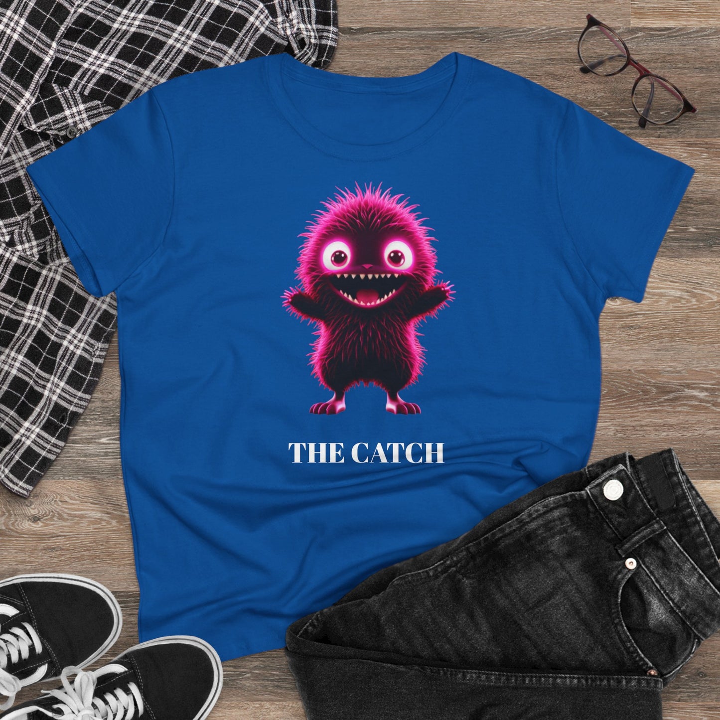 Women's Midweight Cotton Tee - THE CATCH
