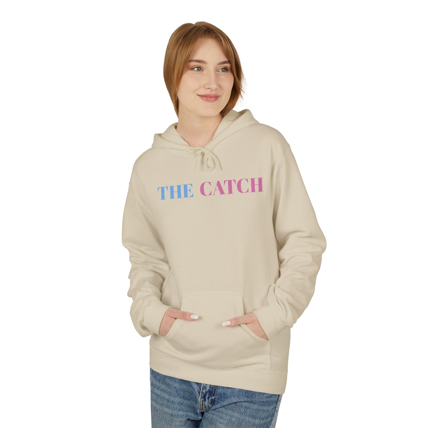 Midweight Hoodie - "Live in the Moment" Casual Fleece Sweatshirt - THE CATCH