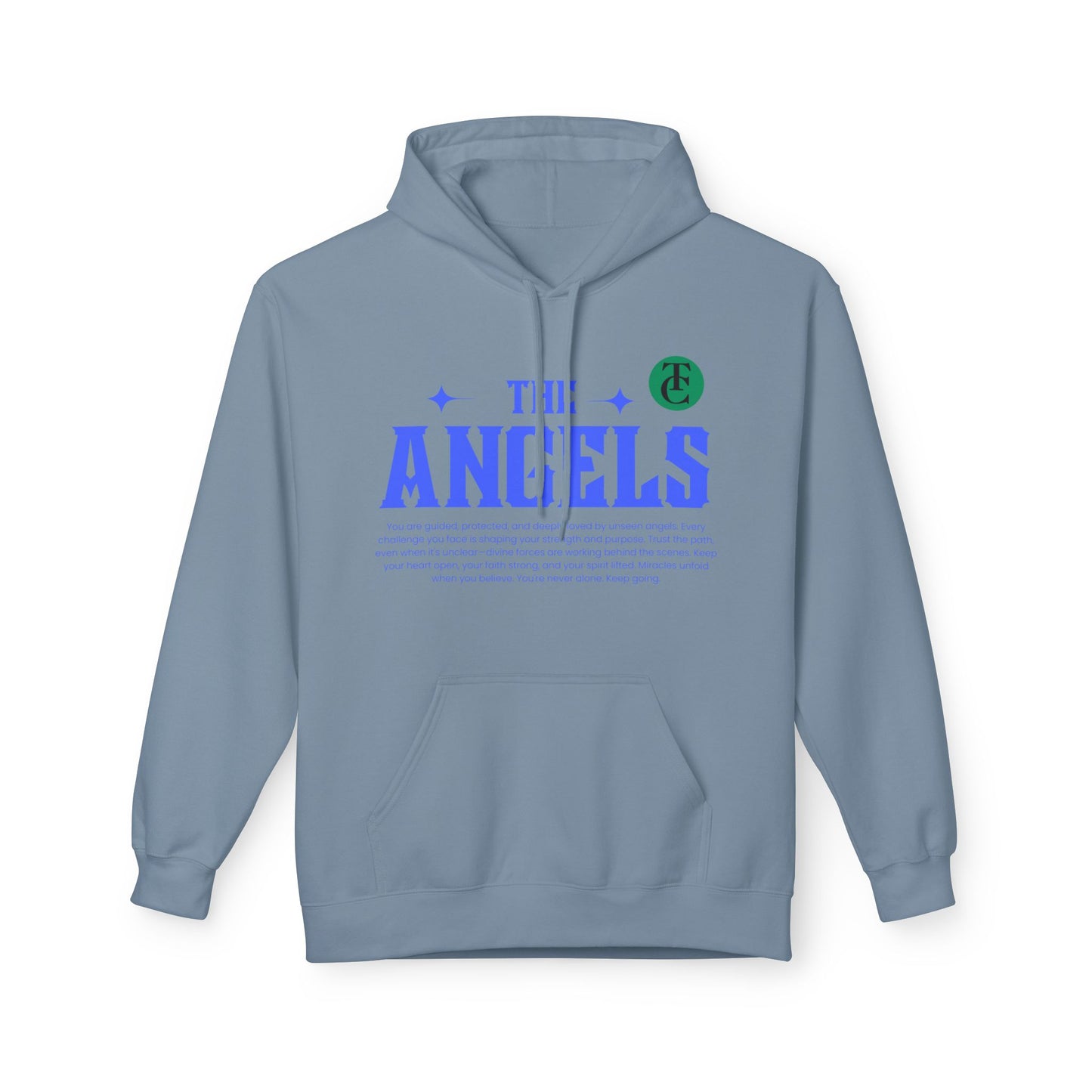 Angels Graphic Hoodie -Midweight Softstyle Fleece for Casual Comfort - THE CATCH