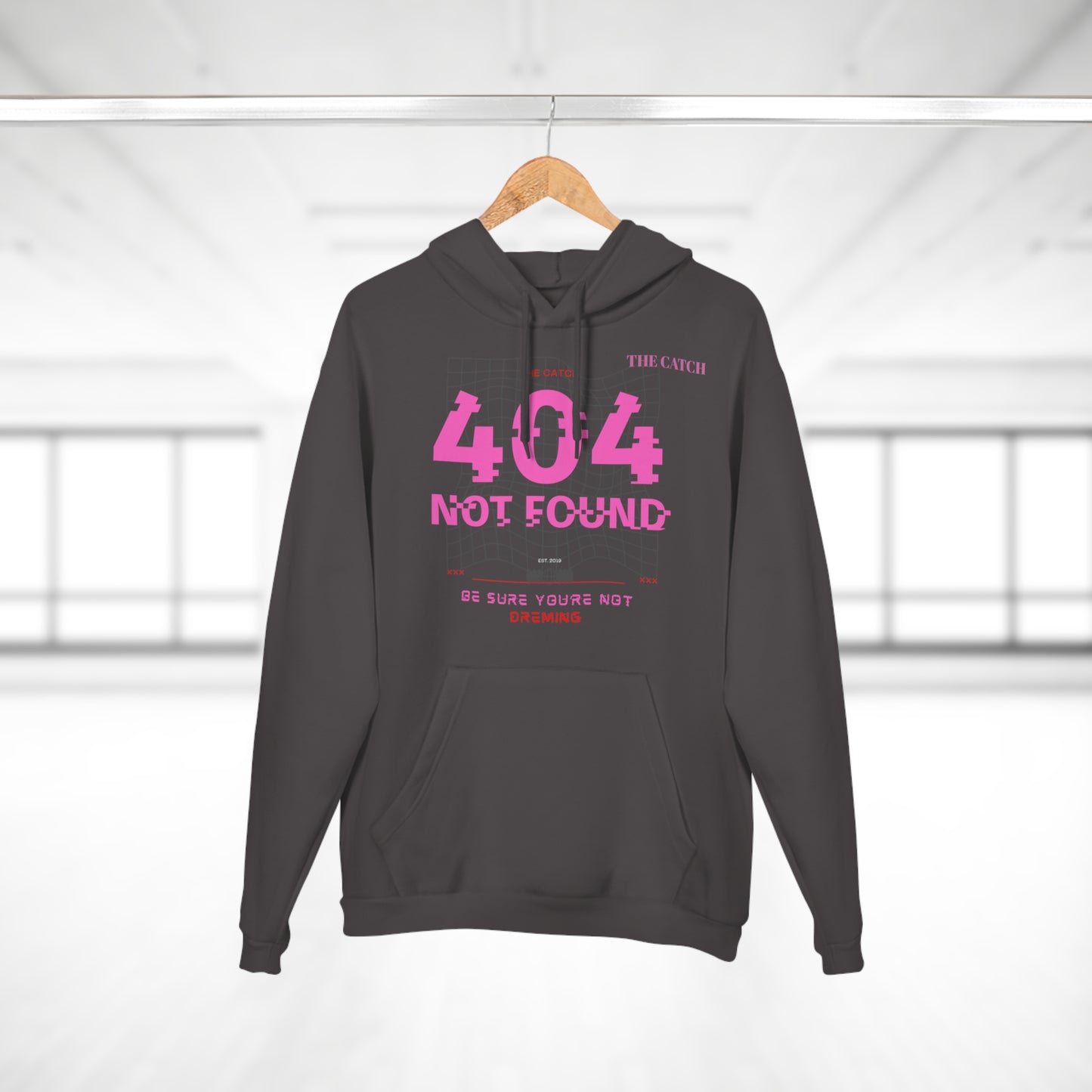 404 Not Found Pullover Hoodie - Stylish Tech-Inspired Streetwear - THE CATCH