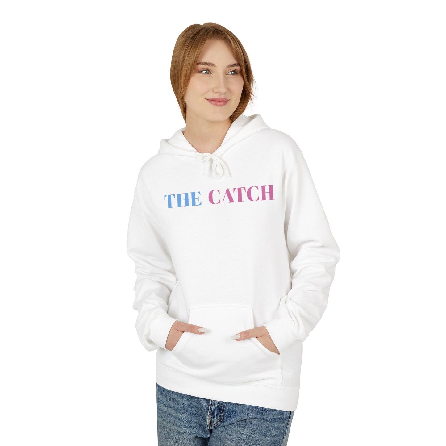 Midweight Hoodie - "Live in the Moment" Casual Fleece Sweatshirt - THE CATCH