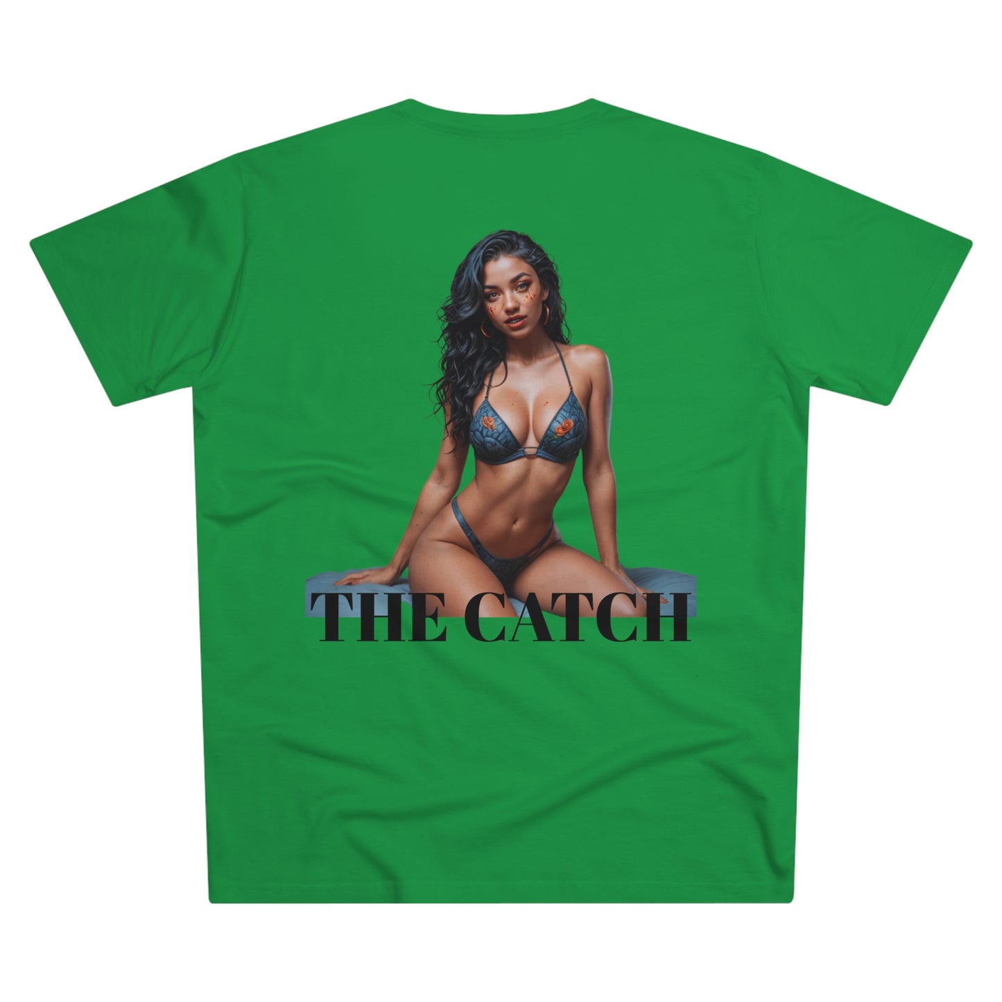 Men's Modern-Fit Tee - Stylish Casual Tee with "THE CATCH" Design