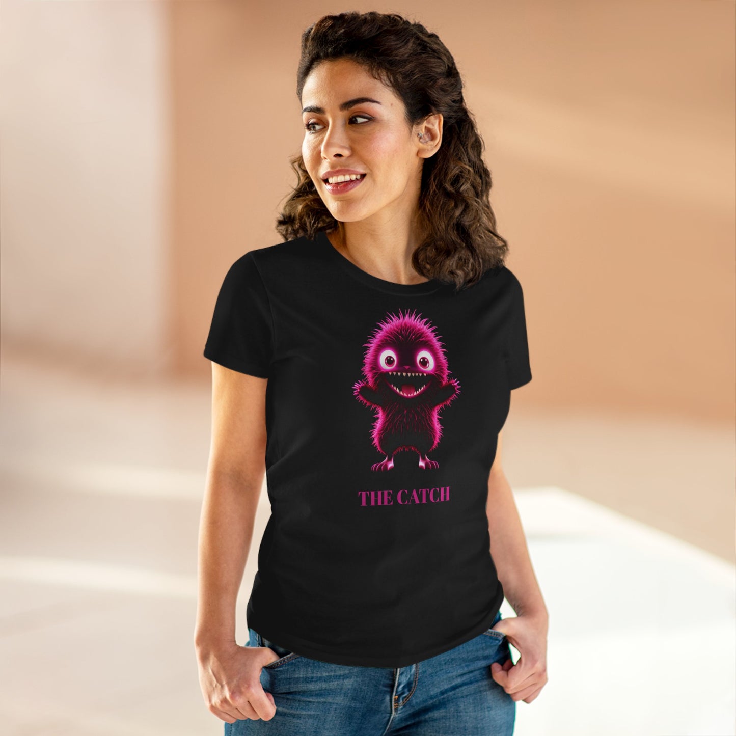 Women's Midweight Cotton Tee - THE CATCH