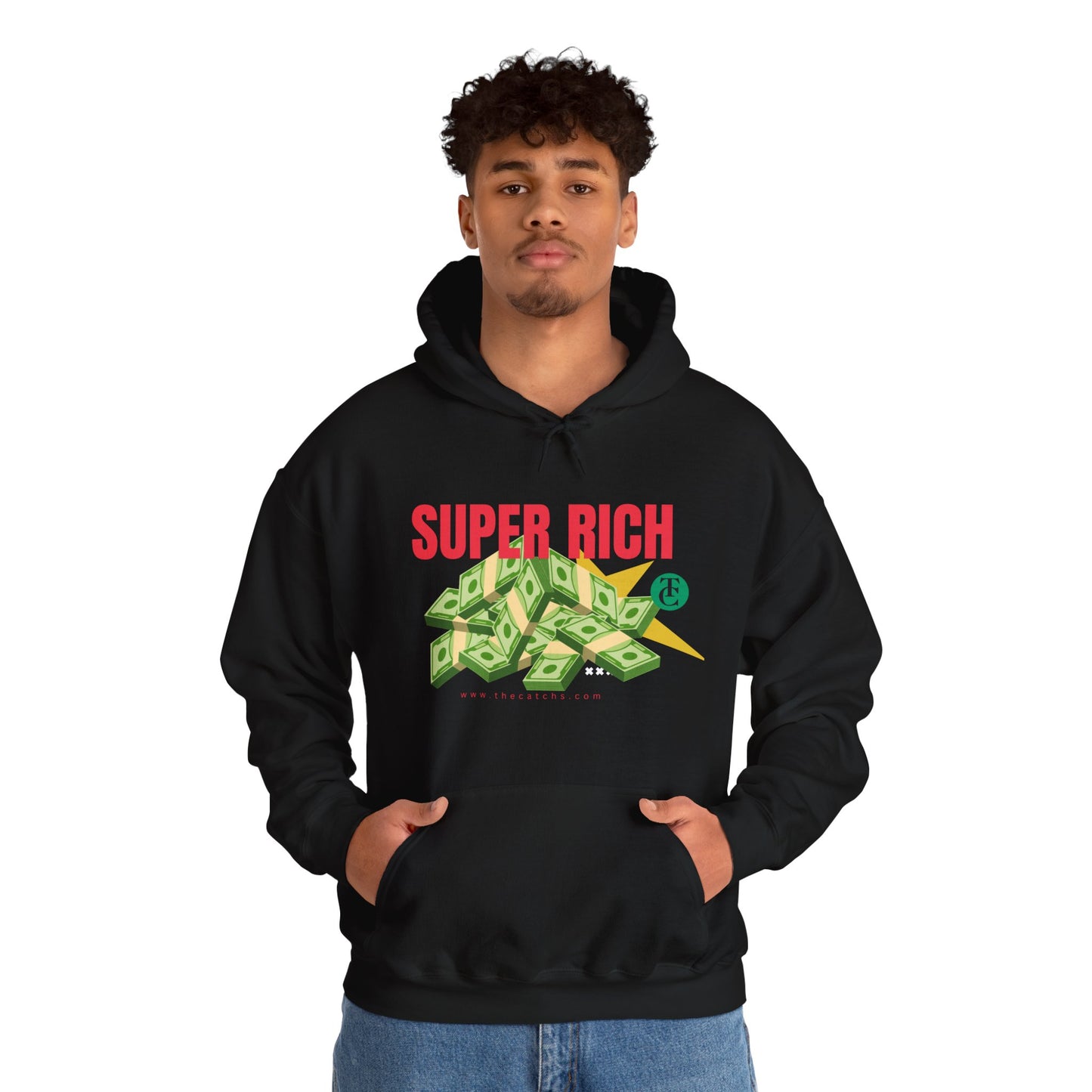Super Rich Hoodie: Casual, Trendy Sweatshirt for Wealth Enthusiasts, Perfect Gift for Birthdays, Graduations, Holidays - THE CATCH