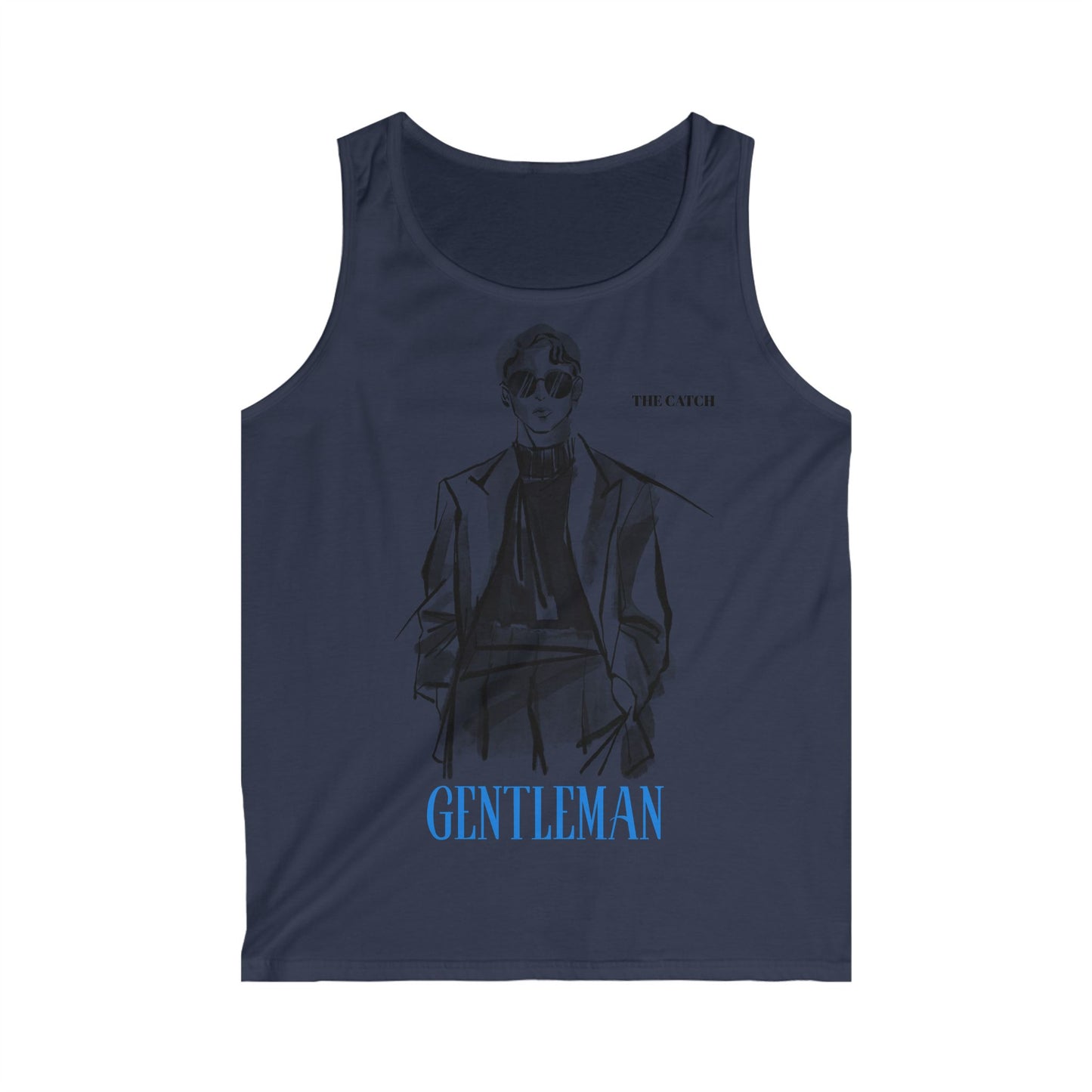 Stylish Men's Tank Top - 'Gentleman' Design for Casual Wear - THE CATCH