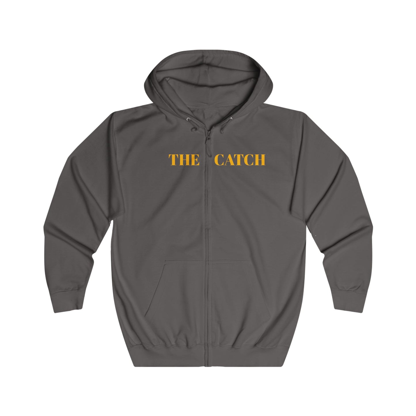 Retro 'THE CATCH' Full Zip Hoodie for Trendy Girls - THE CATCH