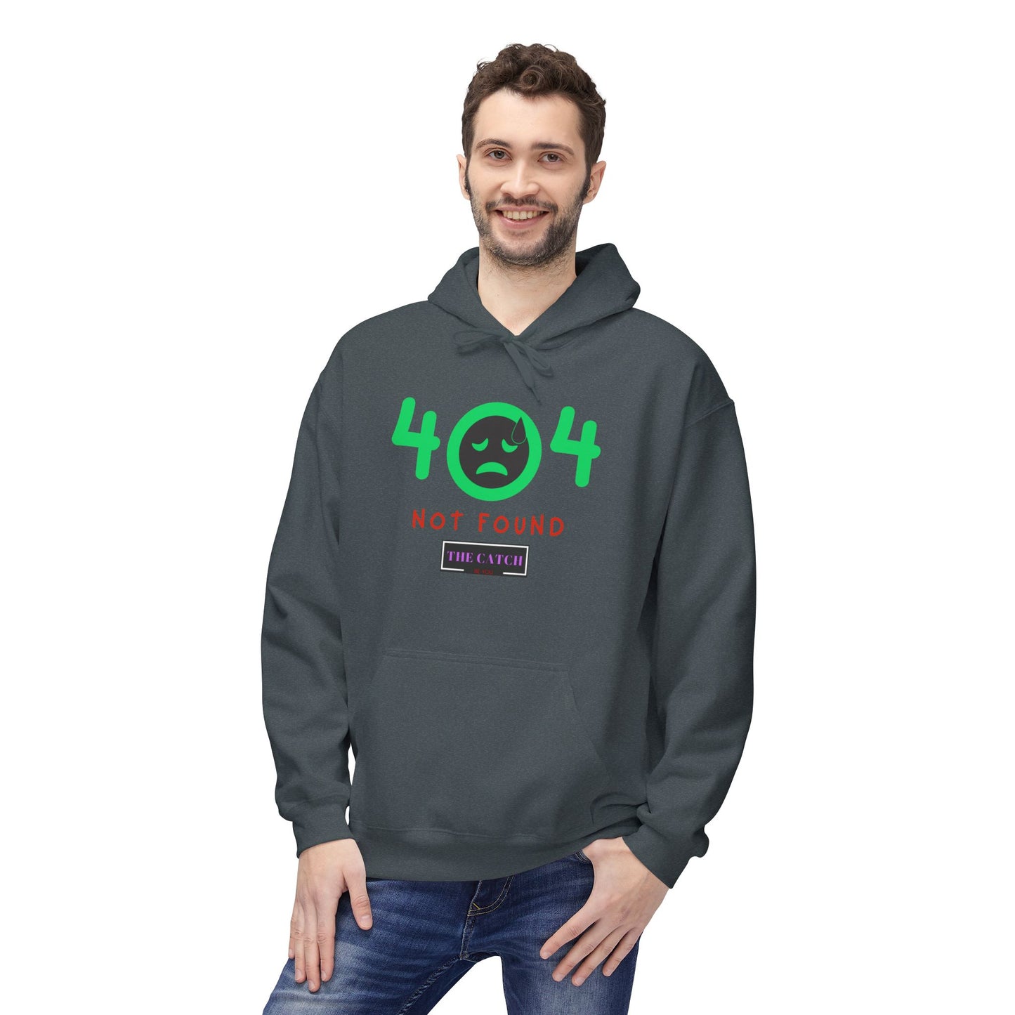 404 Not Found Softstyle Fleece Hoodie - THE CATCH