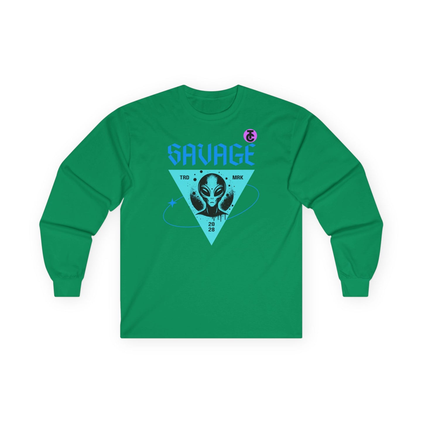 Savage Alien Long Sleeve Tee -Ultra Cotton Shirt for Casual Style - THE CATCH