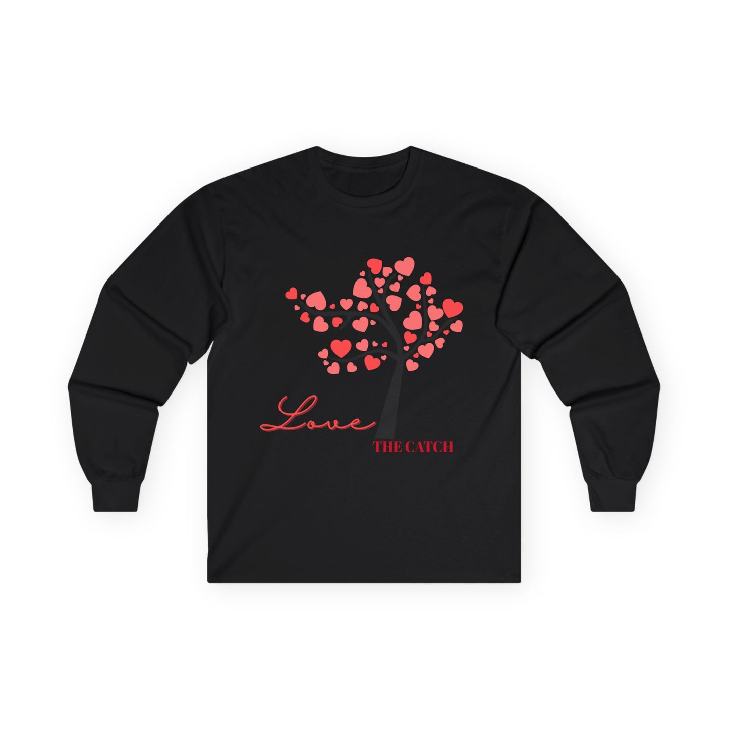 Love Tree Long Sleeve Tee - Ultra Cotton Shirt for Valentine's Day