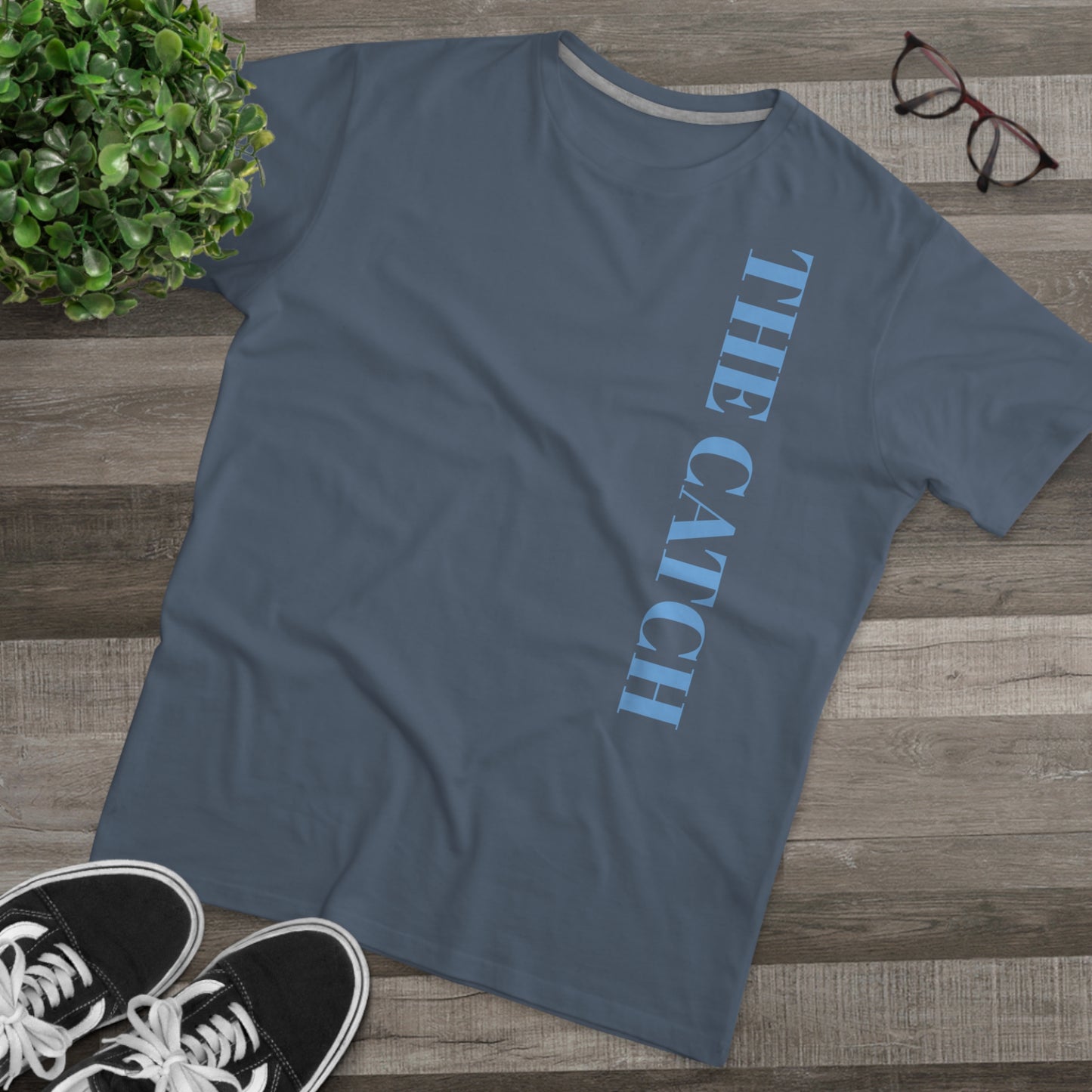 Men's Modern-Fit Tee - 'The Catch' Statement Shirt