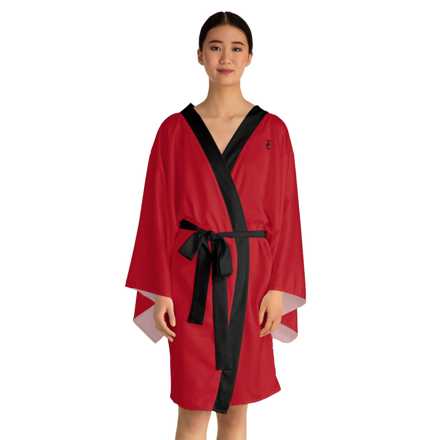 Vibrant Long Sleeve Kimono Robe, Cozy Loungewear, Elegant Cover-Up, Gift for Her, Relaxing Home Attire, Festival Wear, Spa Day Essential - THE CATCH
