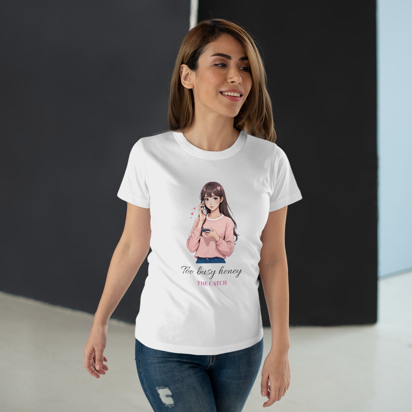 Too Busy Honey Graphic T-Shirt for Women - Cute Casual Top - THE CATCH
