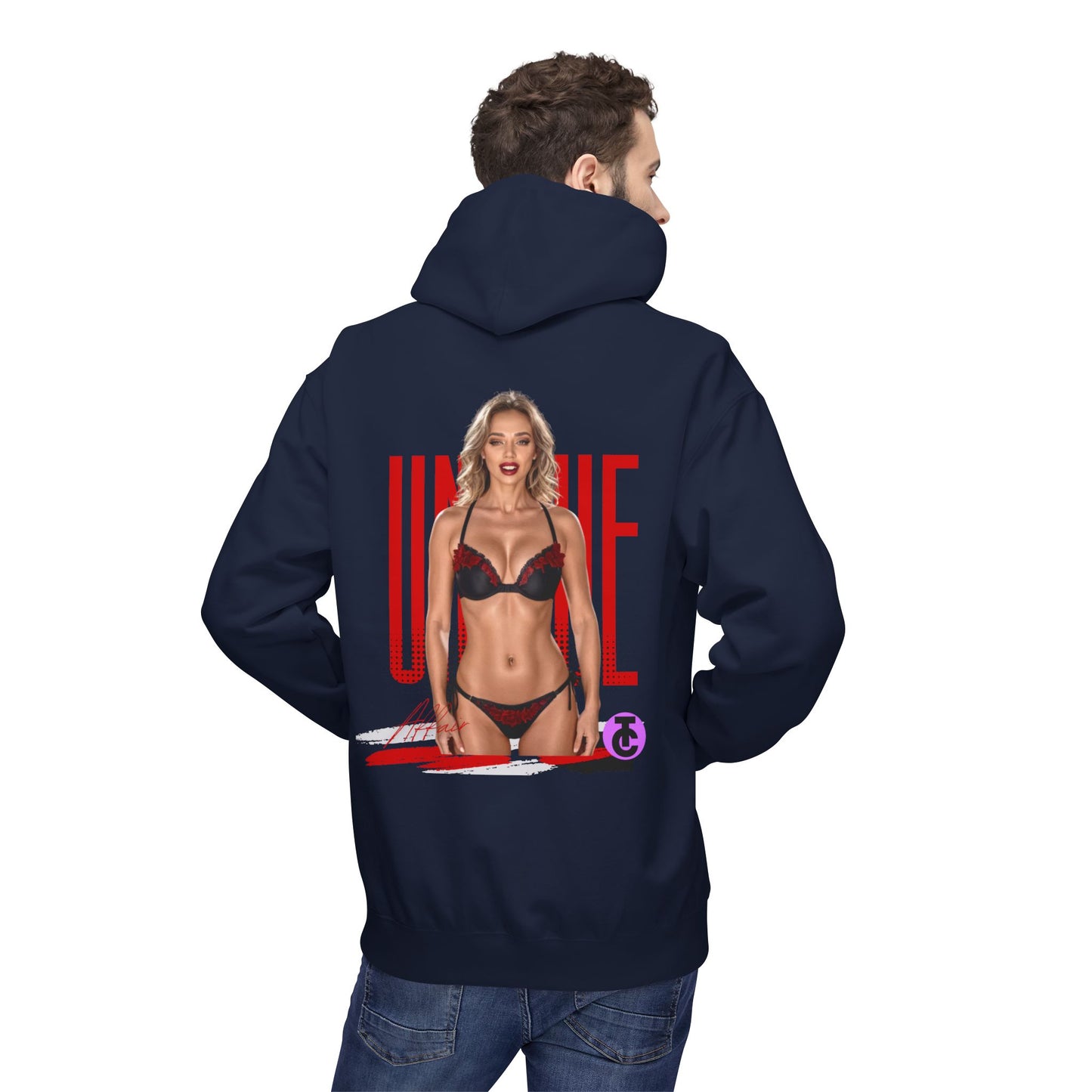 Unique Softstyle Fleece Hoodie - Trendy Graphic Sweatshirt