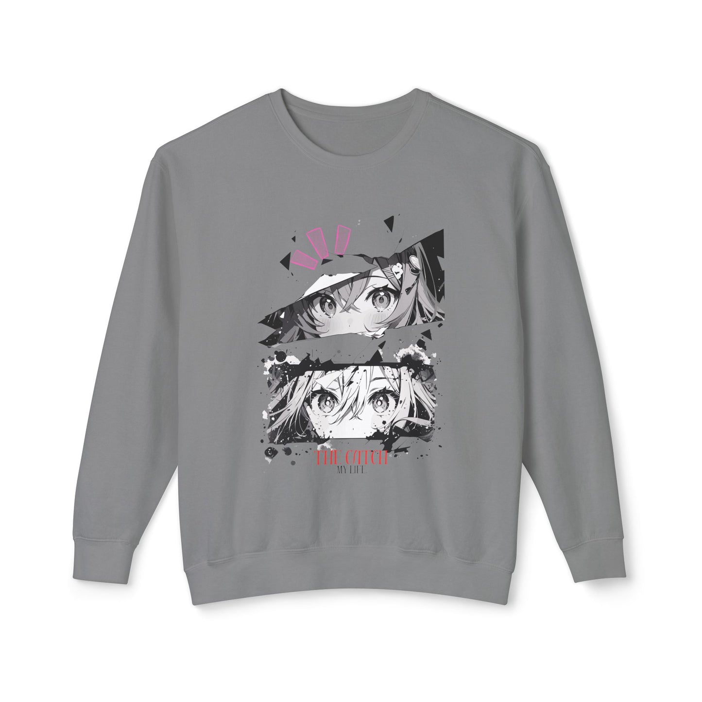 Anime Graphic Women's Lightweight Crewneck Sweatshirt - Perfect Gift for Fans