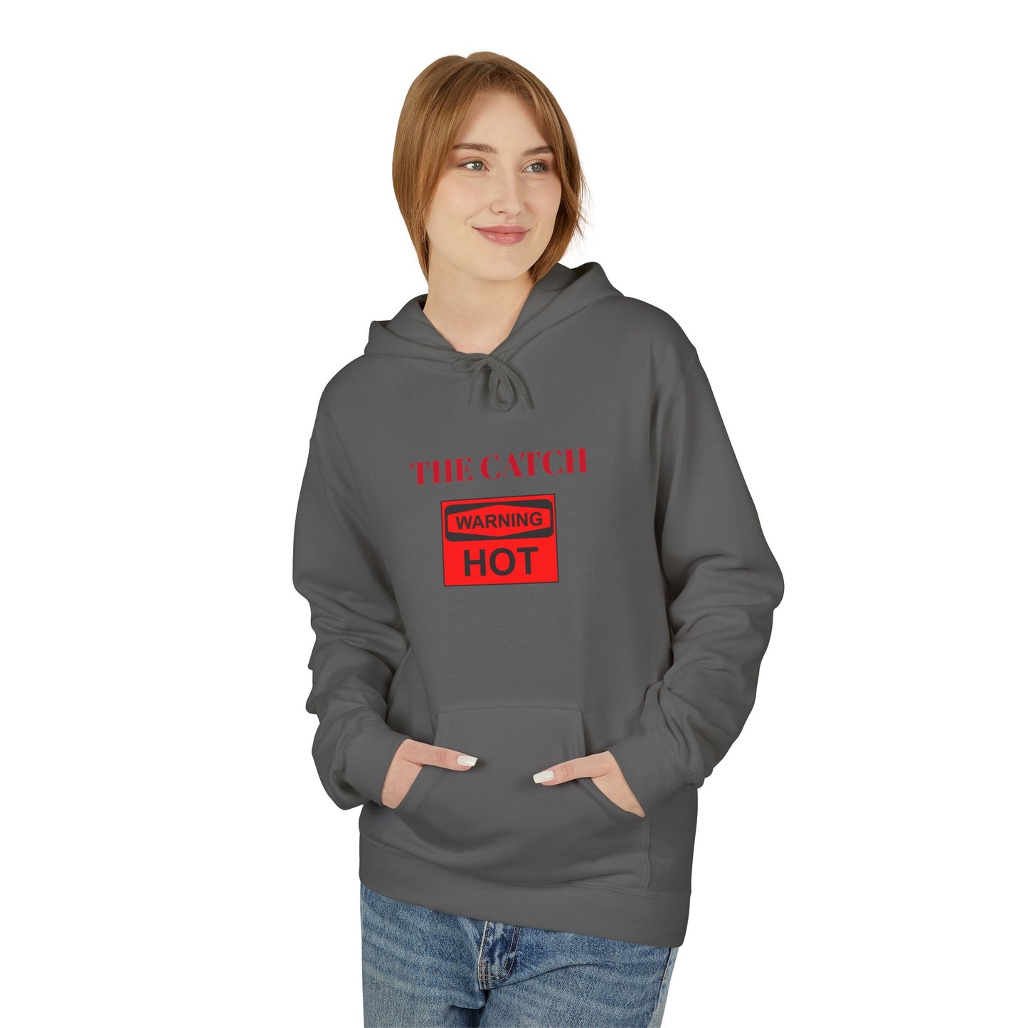 Warning Hot Hoodie - Midweight Softstyle Fleece