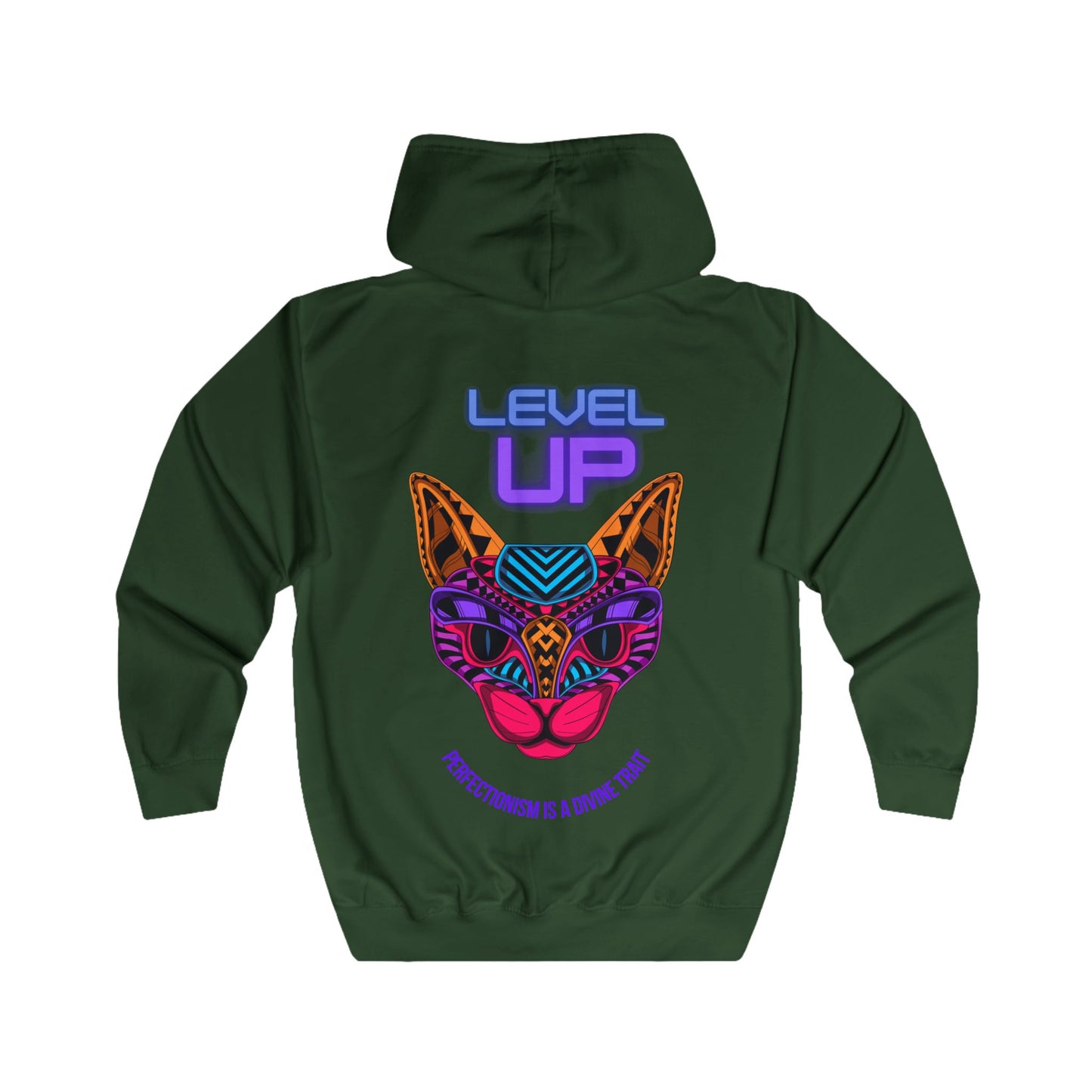 Full Zip Hoodie - 'BADDIE' & 'LEVEL UP' Graphic Design