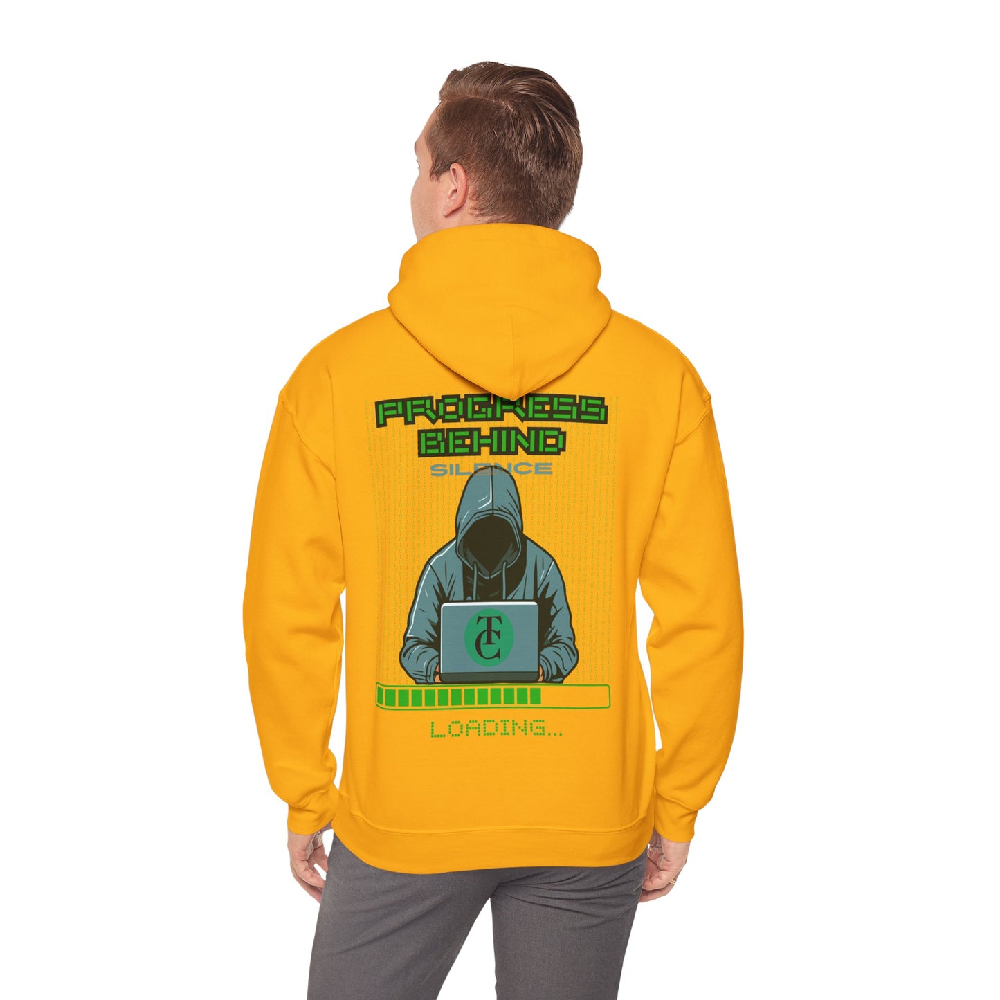 Tech-Inspired Heavy Blend Hoodie, Perfect for Gamers, Casual Wear, Unique Gift, Cozy Sweatshirt for Tech Lovers