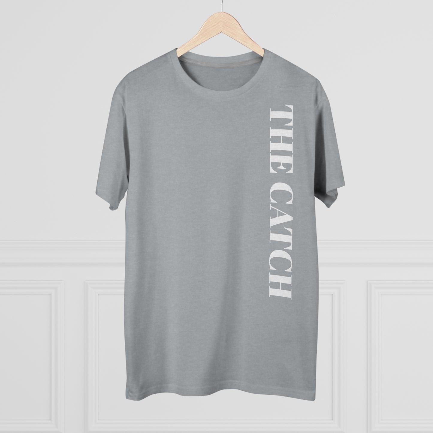 Men's Modern-fit Tee - 'The Catch' Graphic Tee with 'Reincarnation' Design