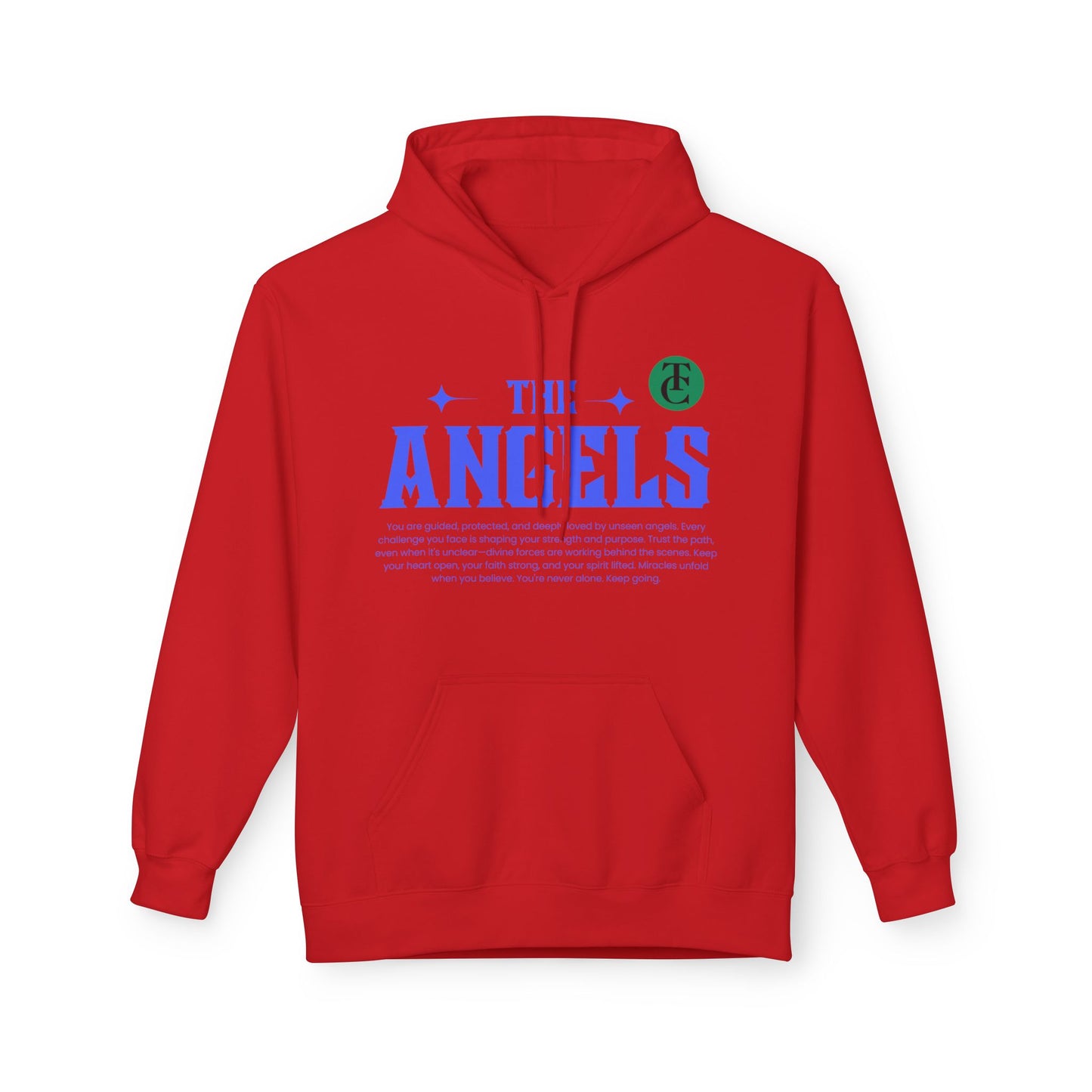 Angels Graphic Hoodie -Midweight Softstyle Fleece for Casual Comfort - THE CATCH