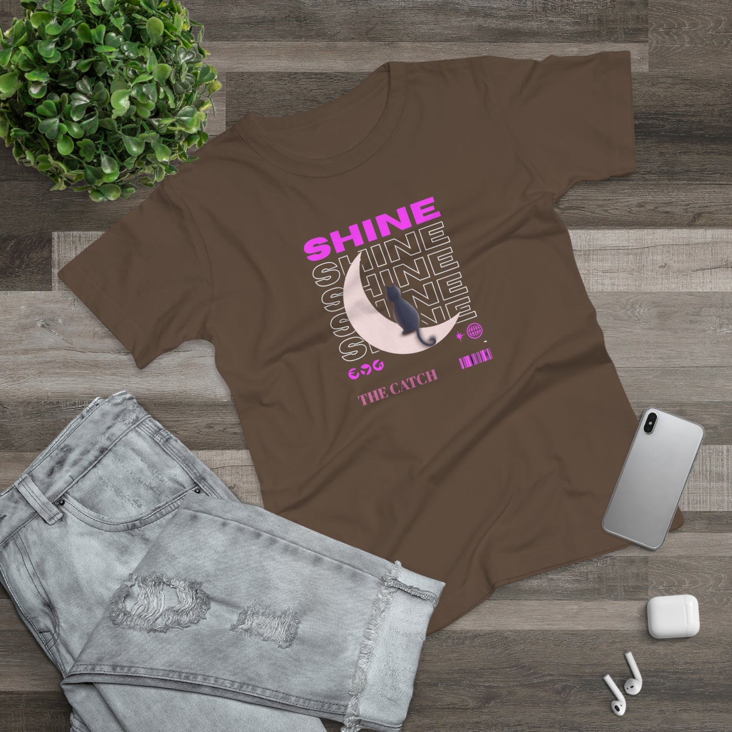 Shine Women's T-Shirt - Trendy Graphic Tee for Everyday Style - THE CATCH