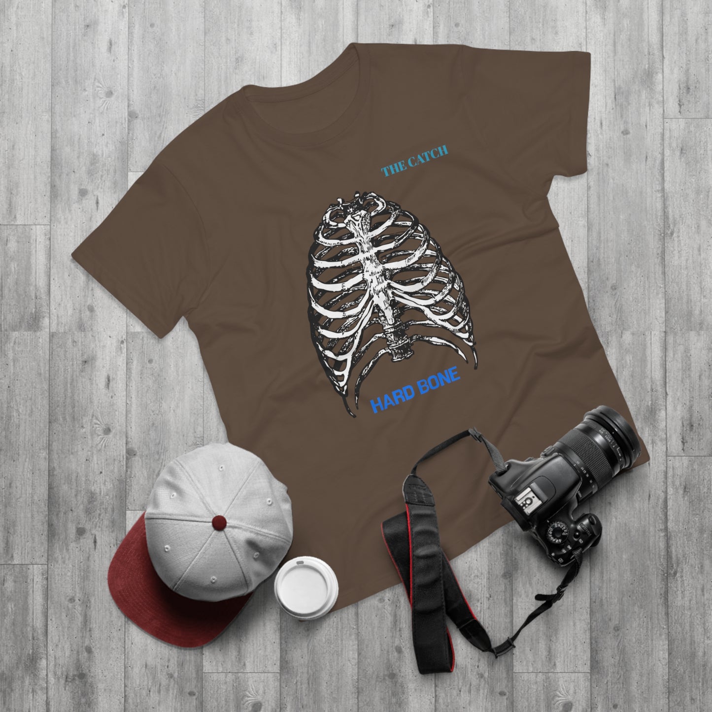 Men's Graphic T-Shirt - "Hard Bone" Rib Cage Design