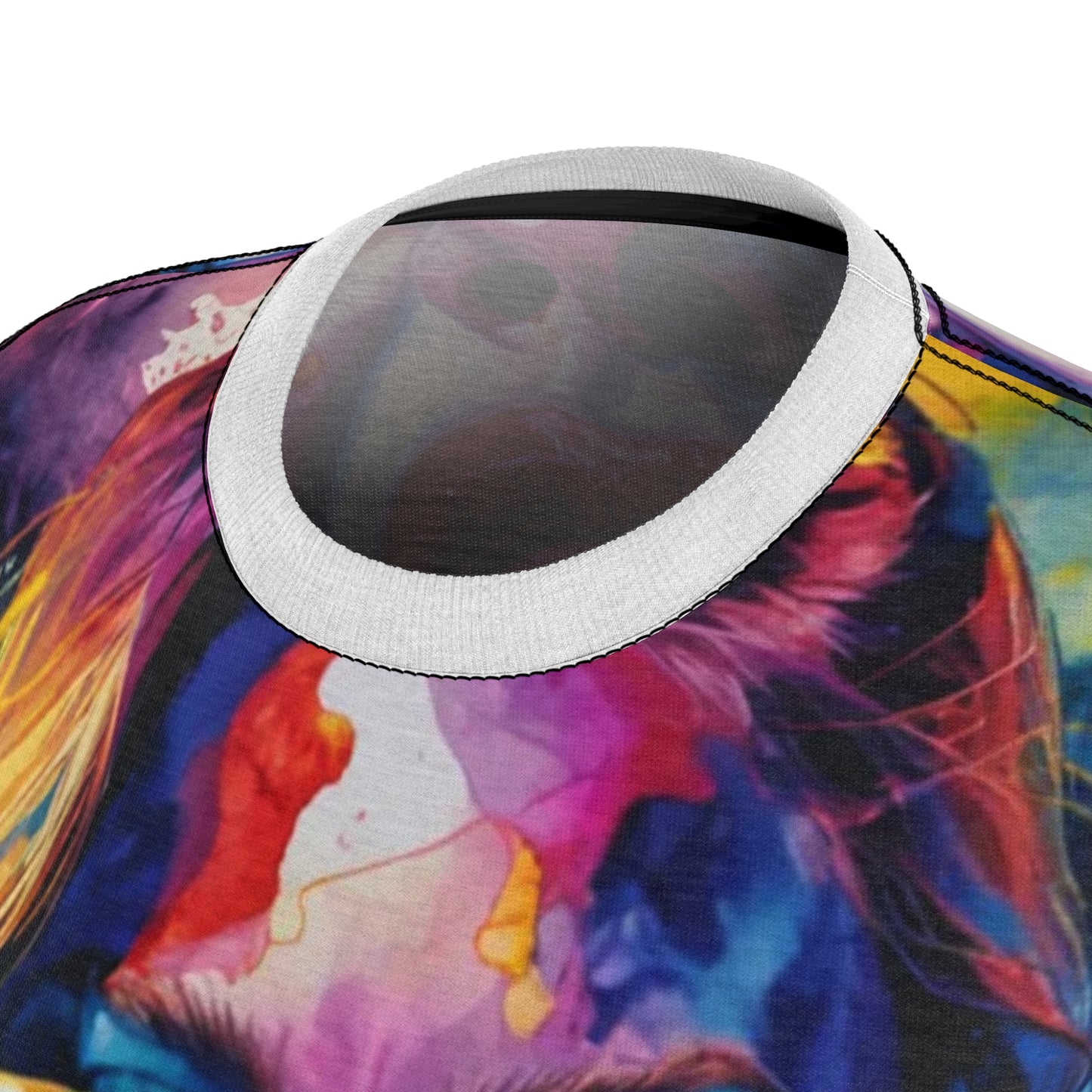 Vibrant Art Print Women's T-Shirt - Colorful Graphic Tee for Trendsetters - THE CATCH