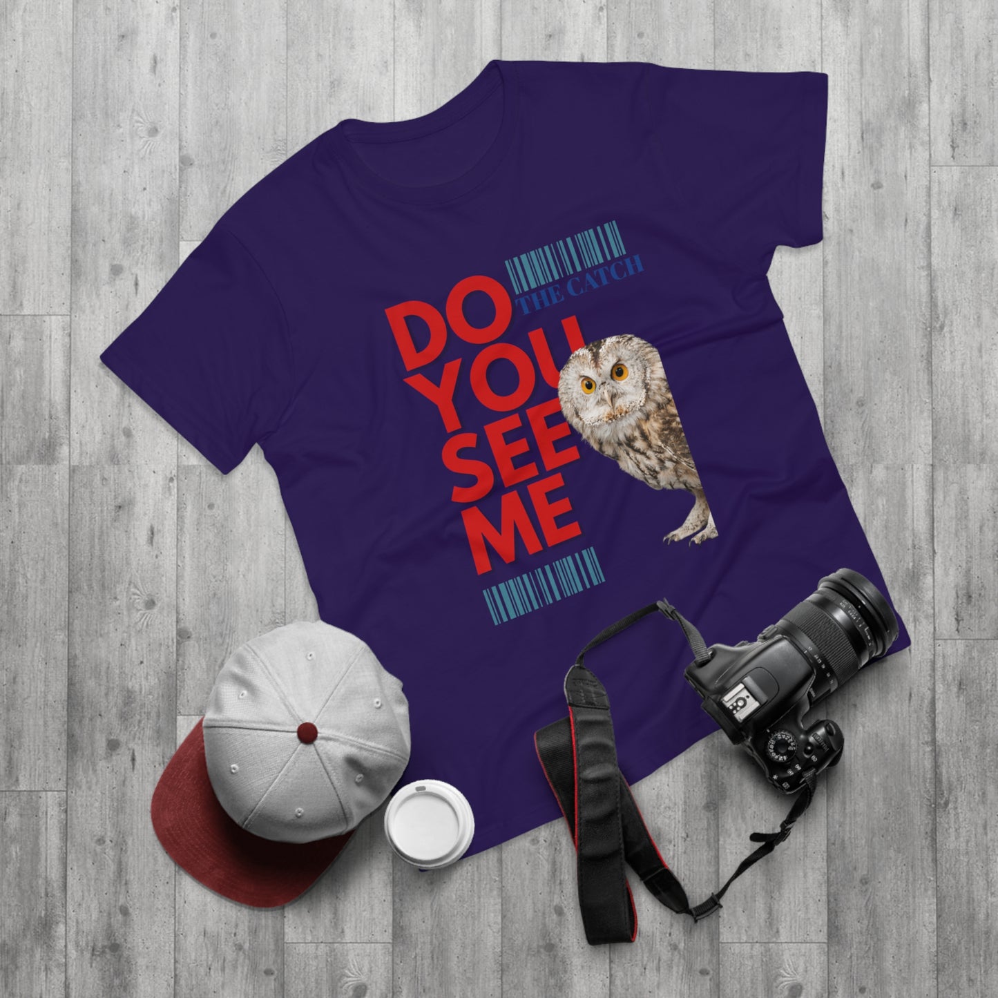 Funny Owl T-Shirt - 'Do You See Me?' Graphic Tee for Nature Lovers