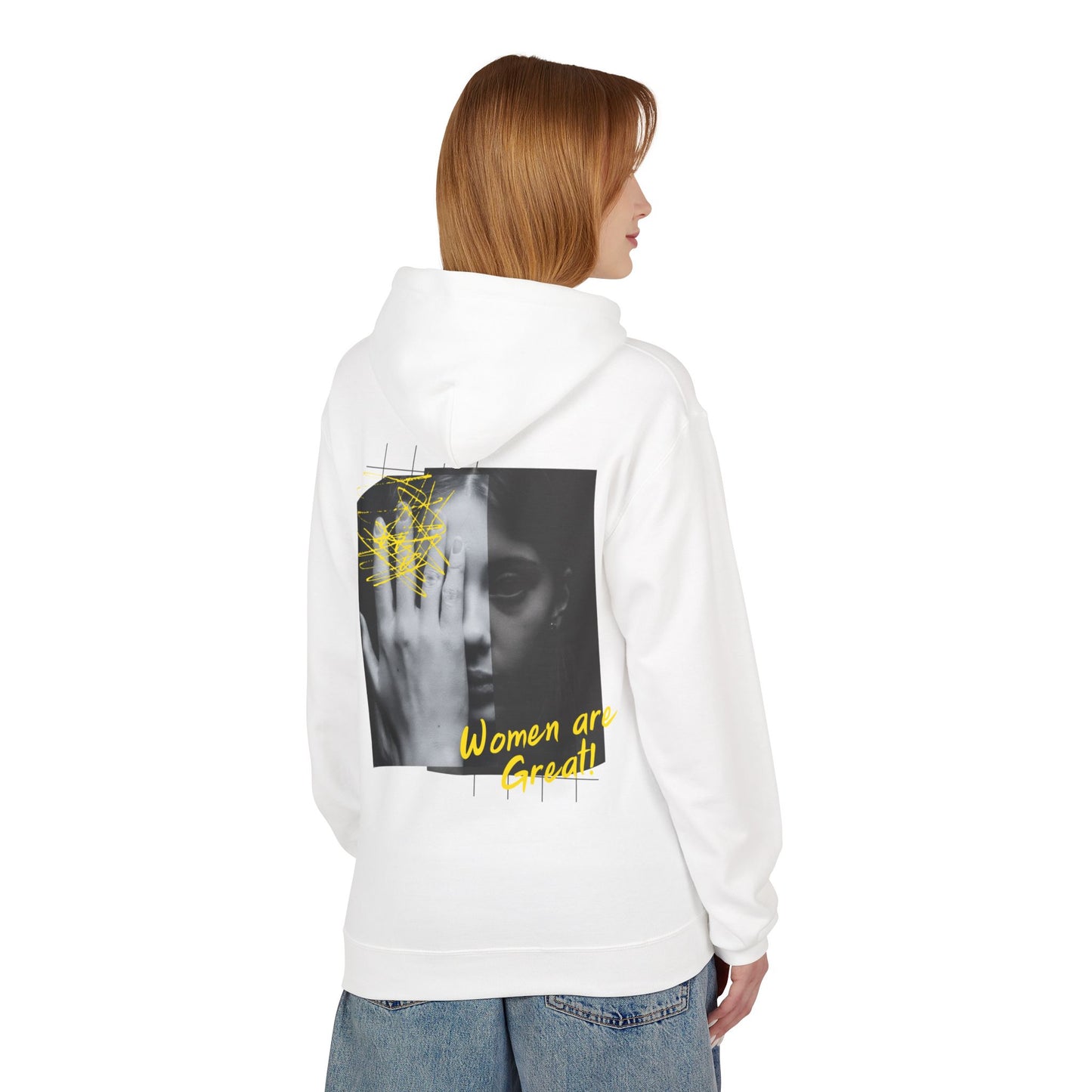 Empowering Women's Fleece Hoodie - "Strong Women Don't Wilt, They Bloom"