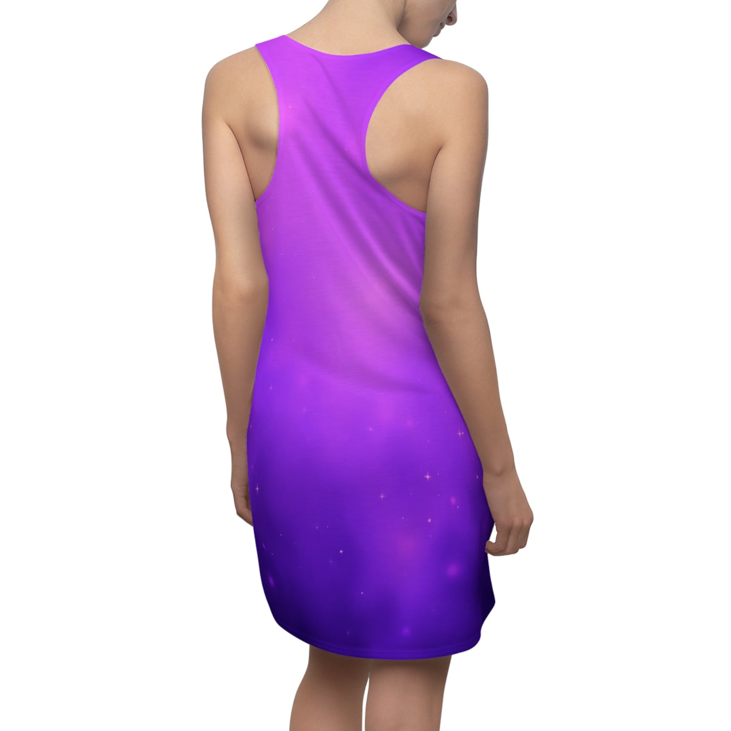 Elegant Women's Racerback Dress, Galaxy Print Dress, AOP Summer Outfit, Casual Dress, Gift for Her - THE CATCH