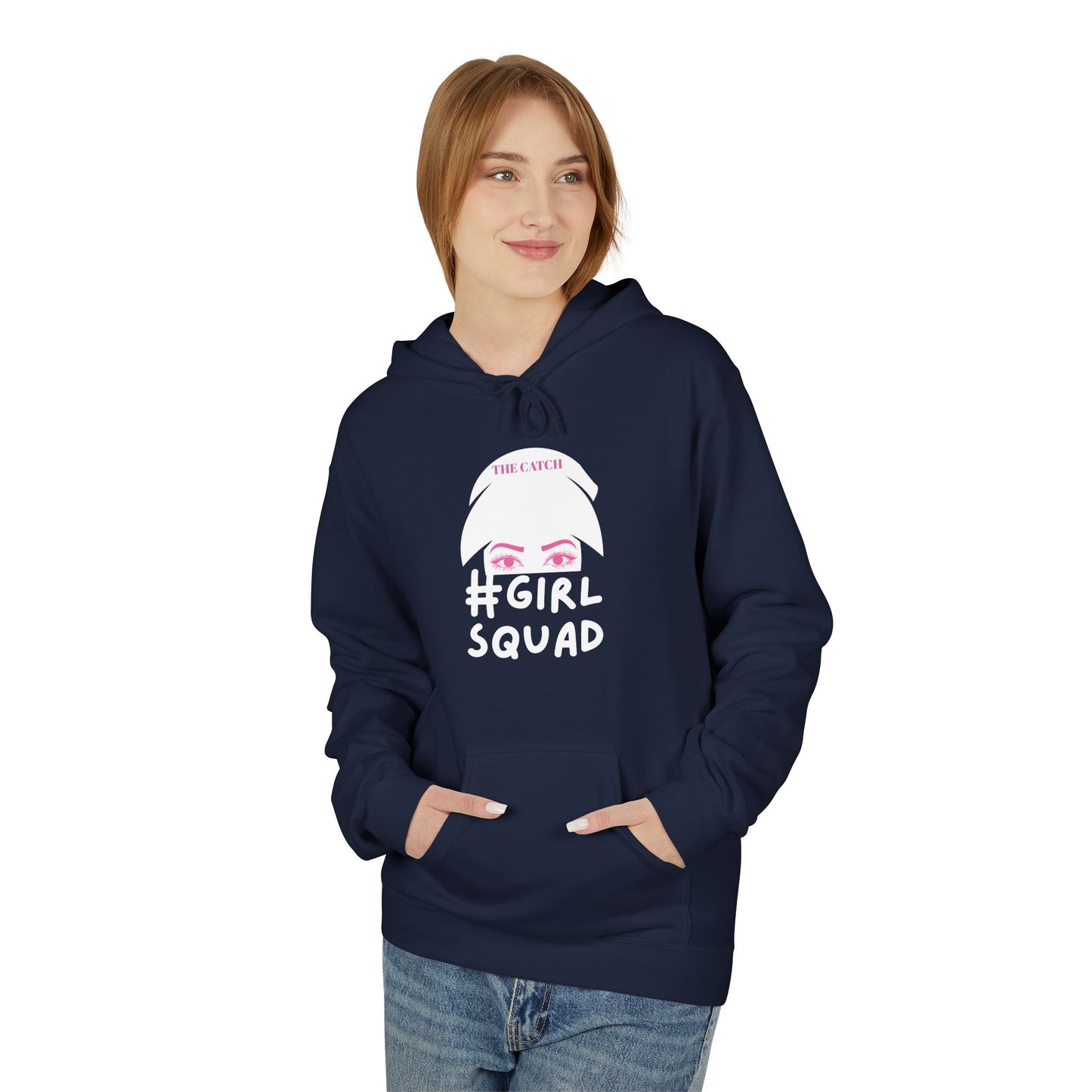 #GirlSquad Softstyle Fleece Hoodie – Perfect for Friends' Gatherings & Cozy Days