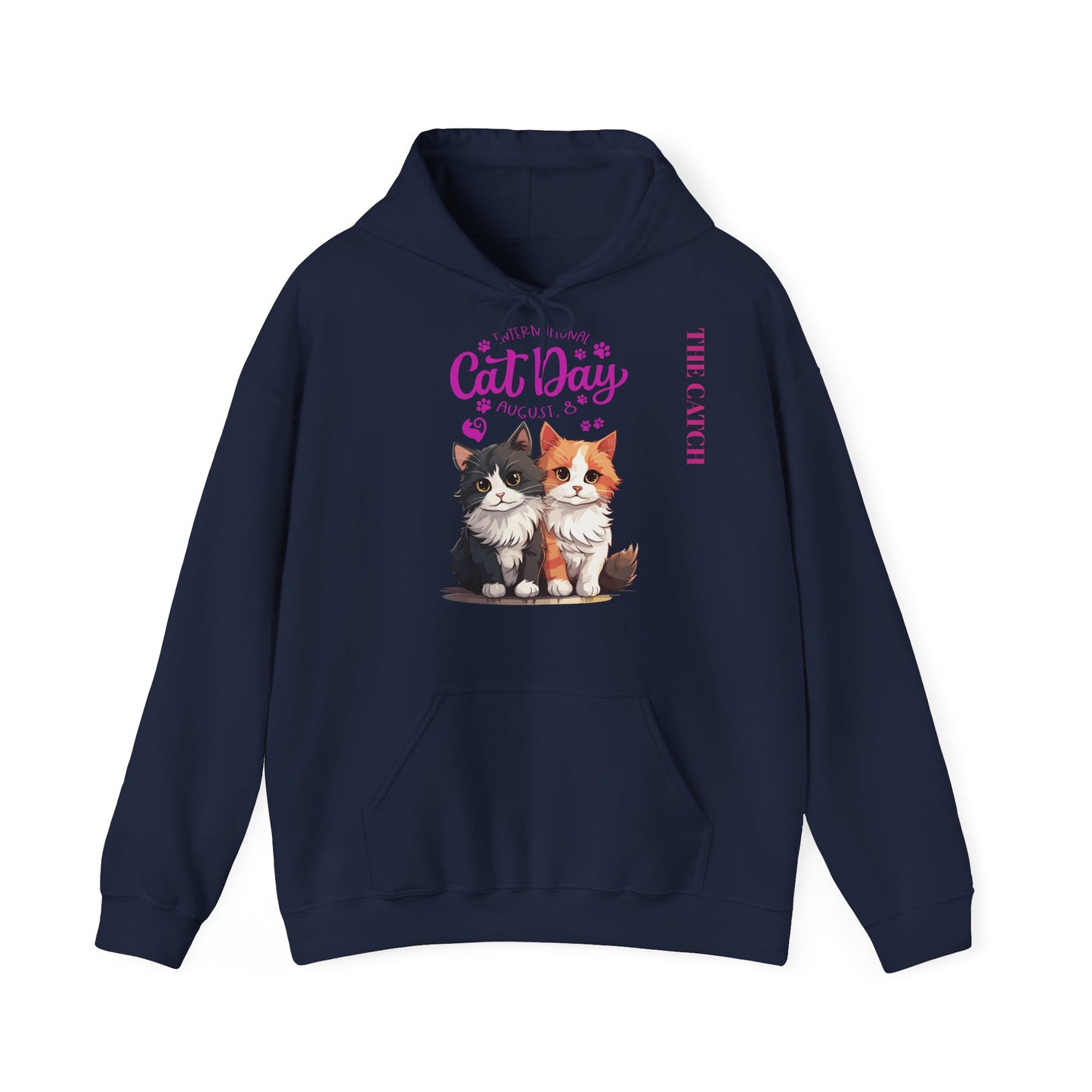 Cute Cat Day Hoodie - Celebrate Your Feline Friends!