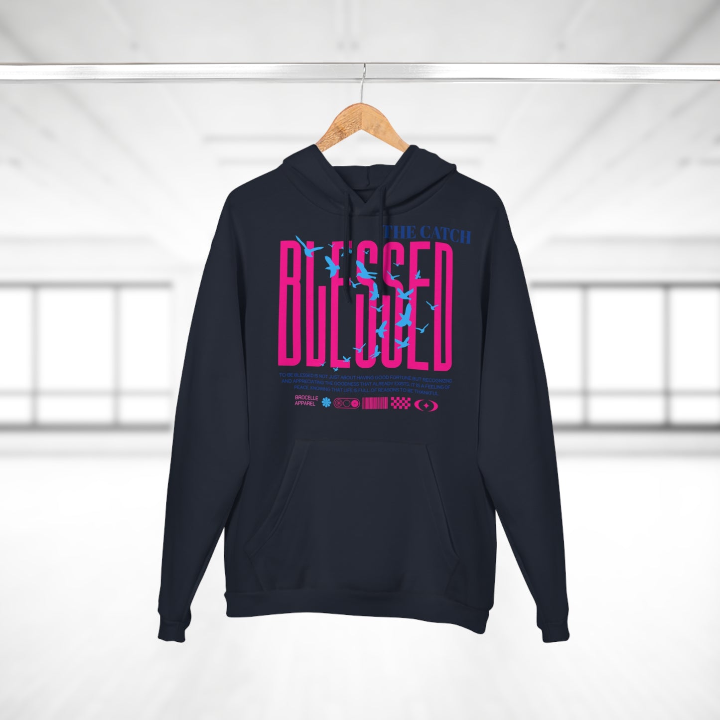 Blessed Pullover Hoodie - Comfy Spiritual Wear for Everyday Inspiration