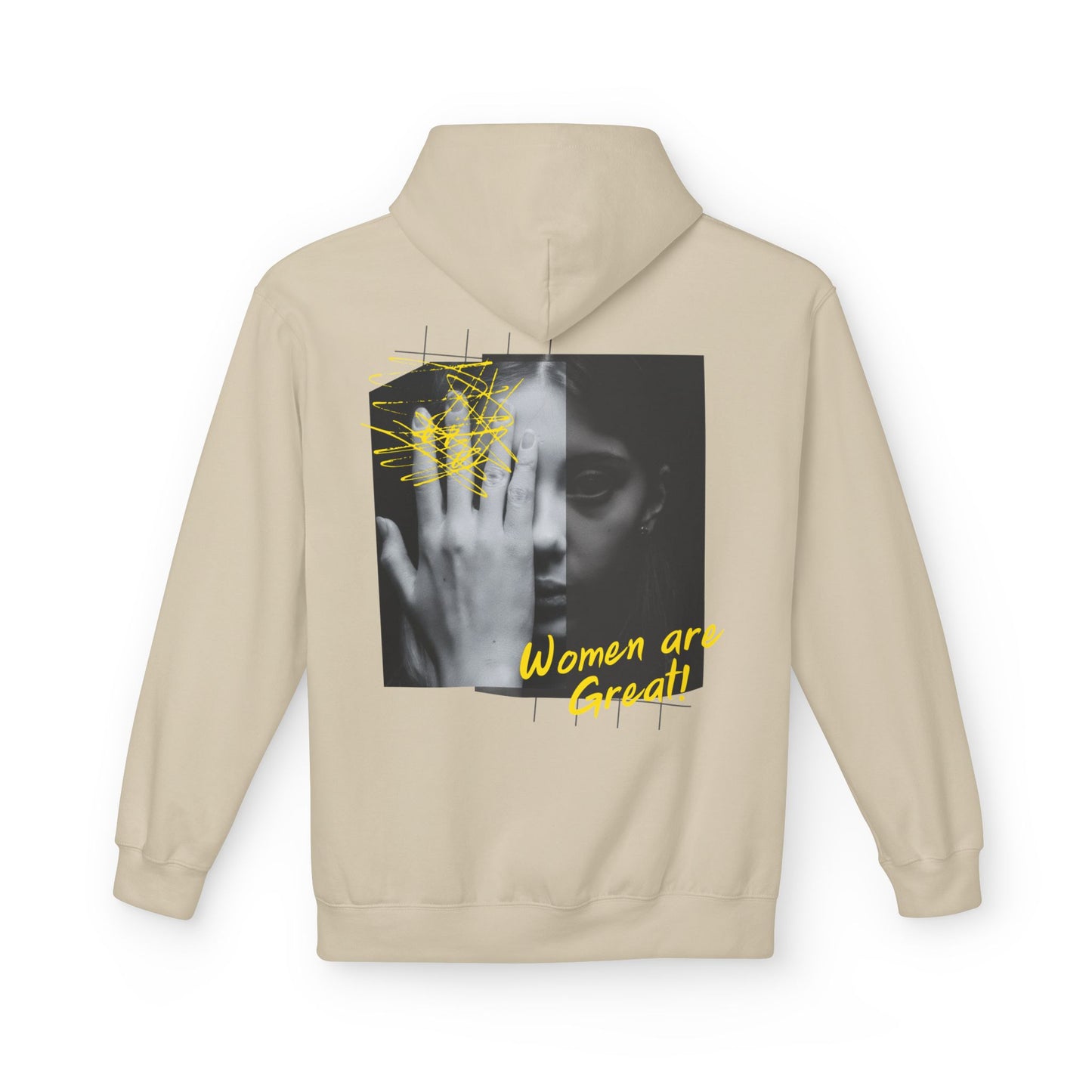 Empowering Women's Fleece Hoodie - "Strong Women Don't Wilt, They Bloom"