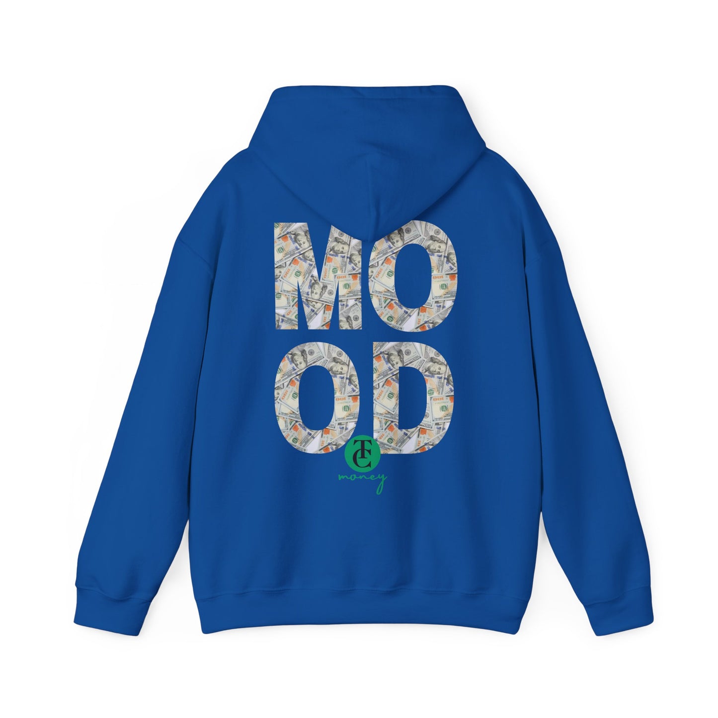 Trendy Hooded Sweatshirt - 'MOOD' Graphic, Comfortable Streetwear, Gift for Friends, Cozy Lounge Wear, Casual Outfit