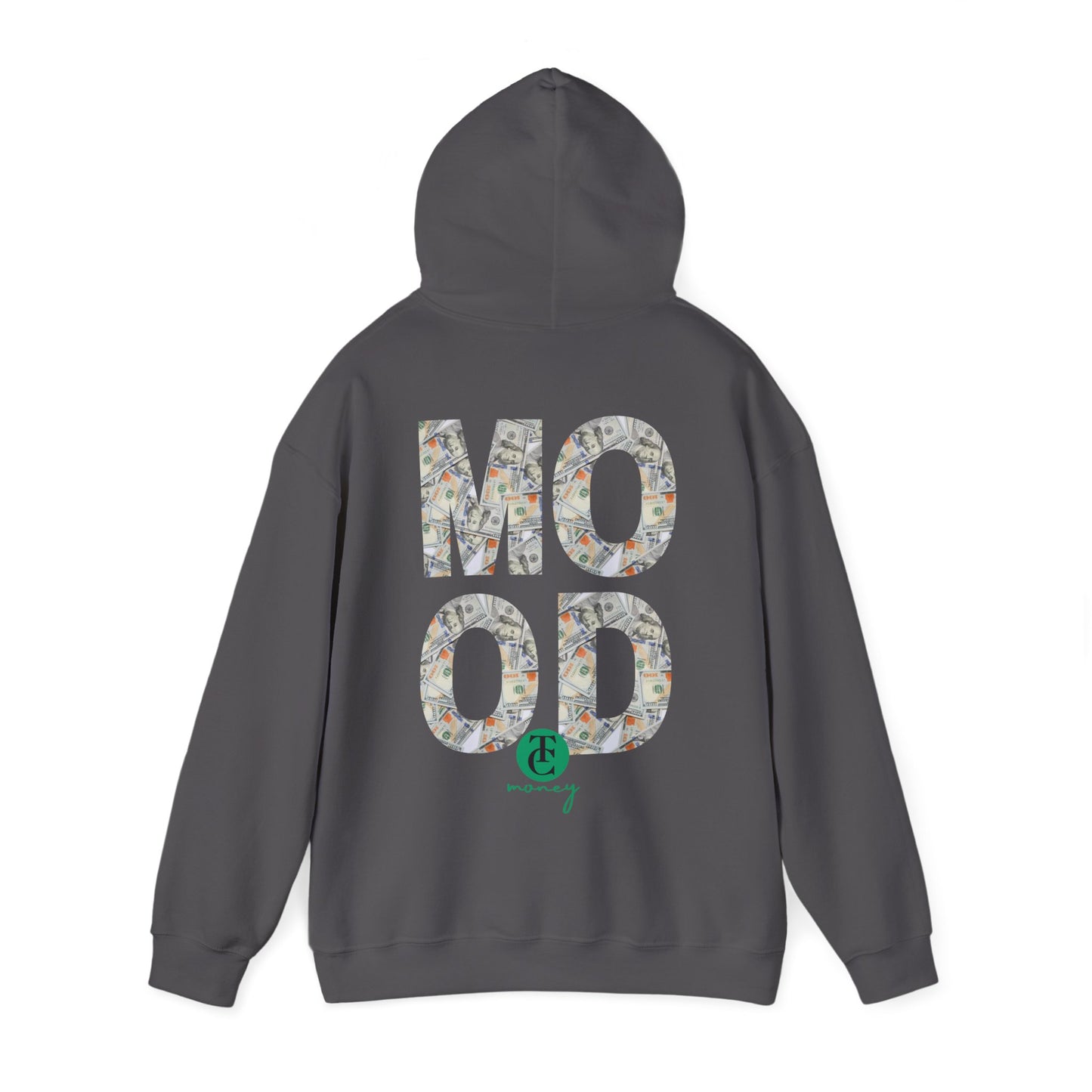 Trendy Hooded Sweatshirt - 'MOOD' Graphic, Comfortable Streetwear, Gift for Friends, Cozy Lounge Wear, Casual Outfit