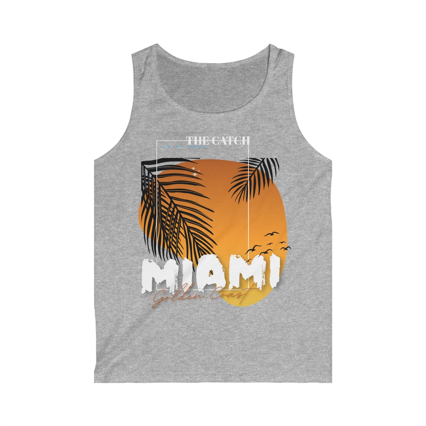 Miami Golden Coast Tank Top – Summer Vibes for Beach Lovers - THE CATCH