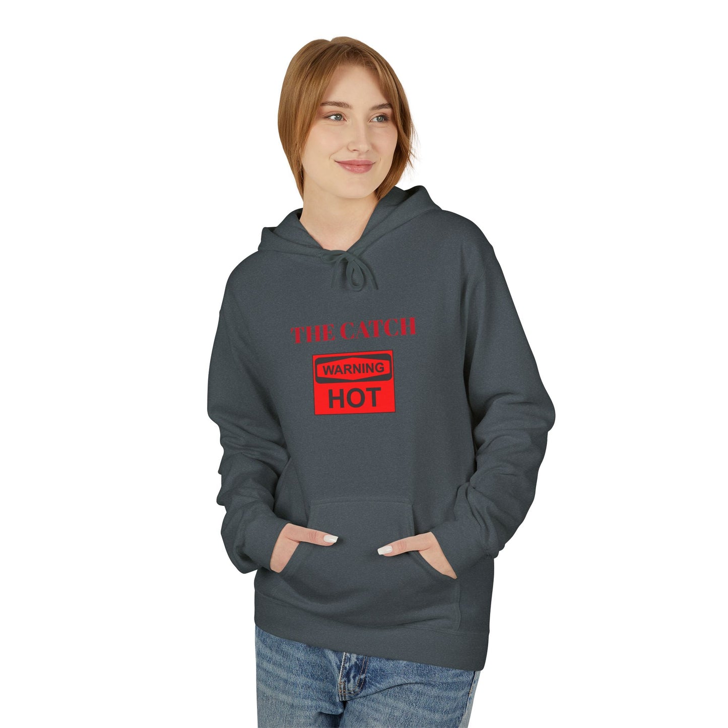 Warning Hot Hoodie - Midweight Softstyle Fleece