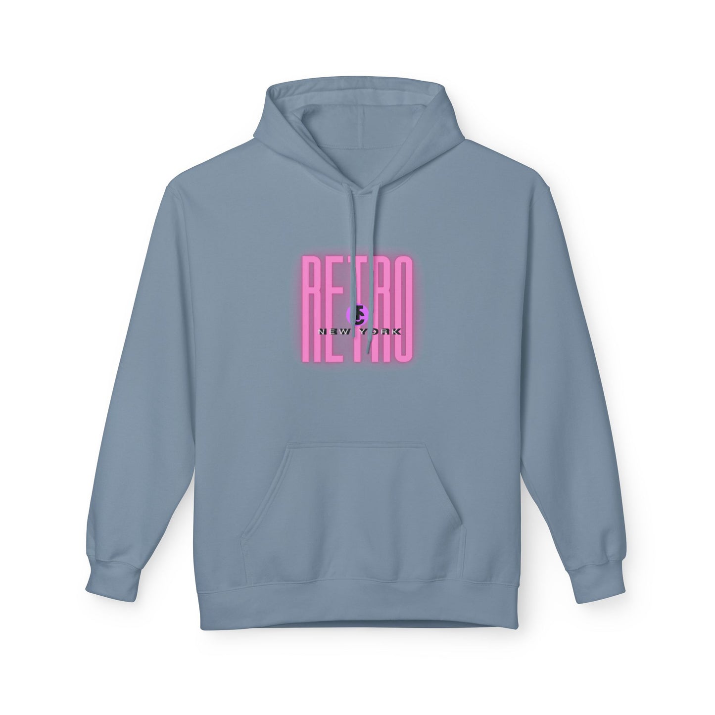 Retro New York Fleece Hoodie, 80s Style Sweatshirt, Vintage Hoodie, Casual Streetwear, Trending Fashion - THE CATCH